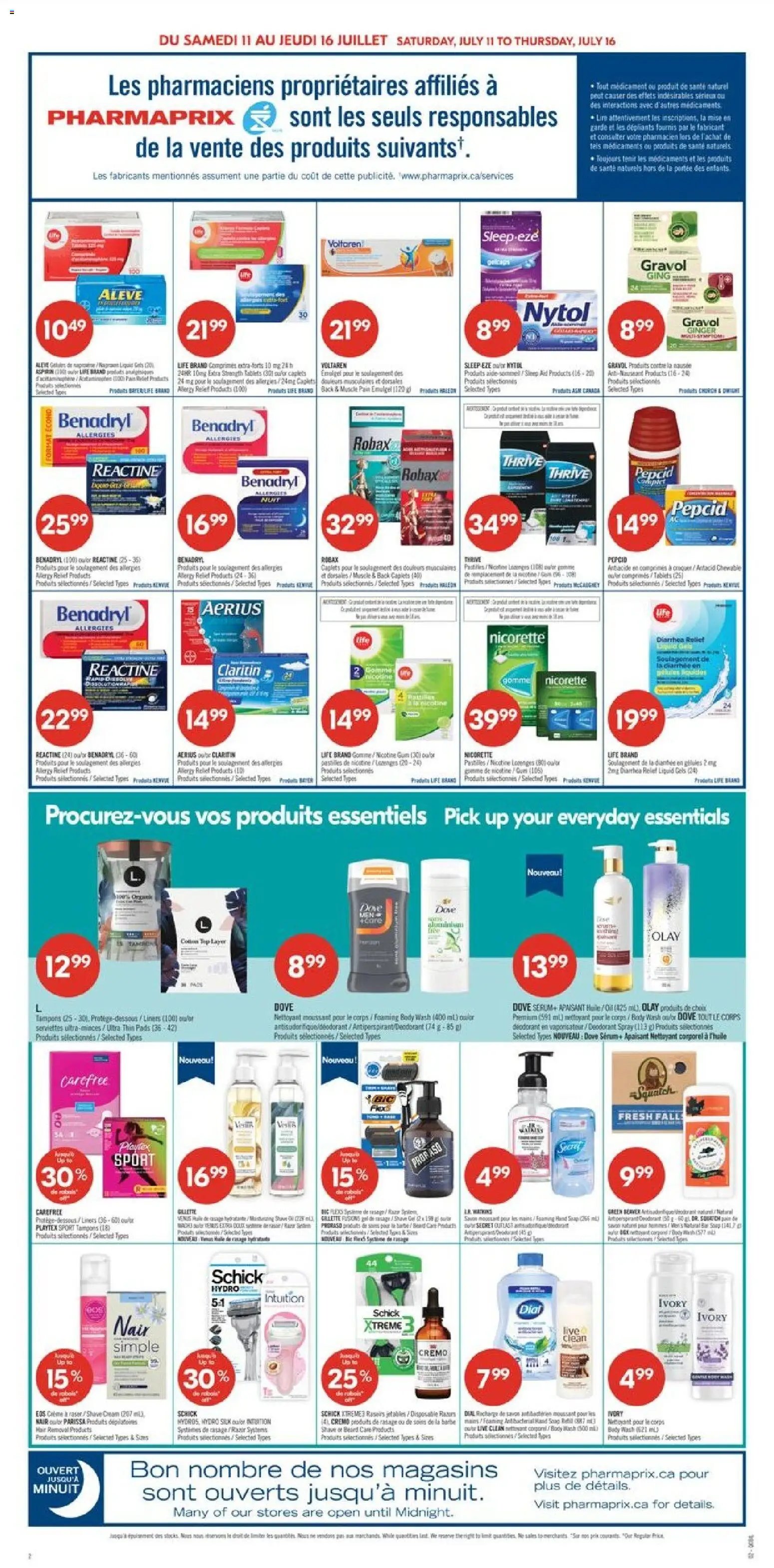 Pharmaprix weekly flyer / circulaire
