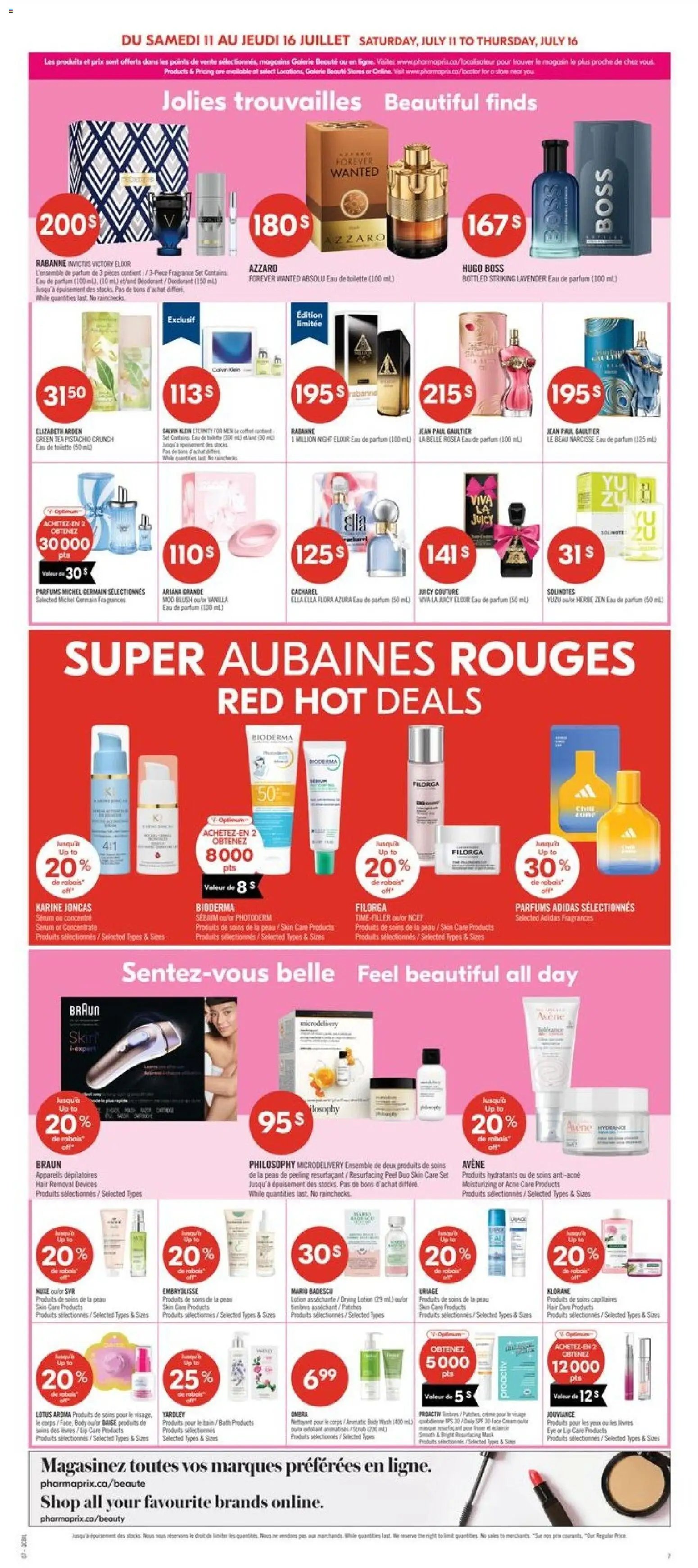 Pharmaprix weekly flyer / circulaire