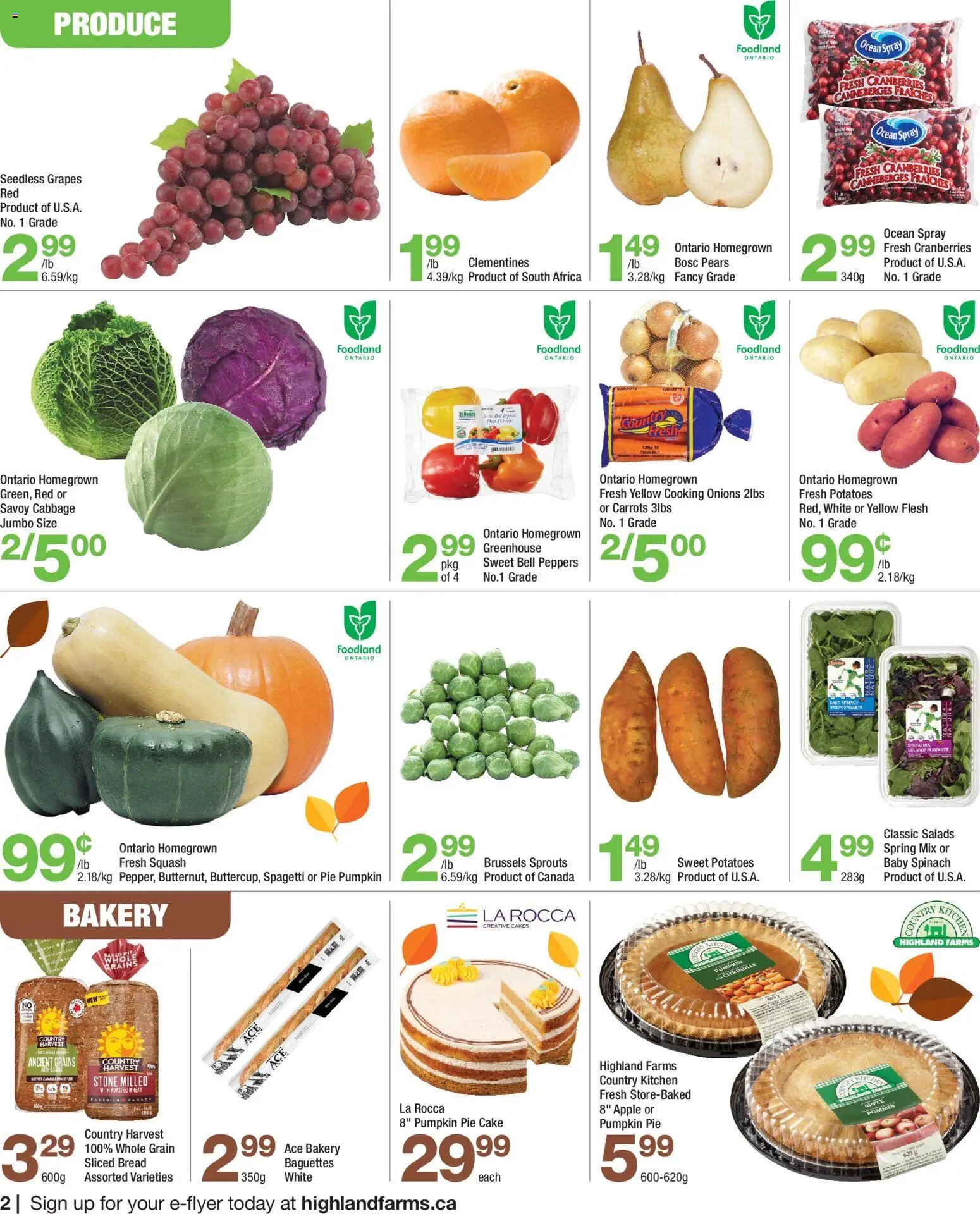Highland Farms weekly flyer / circulaire