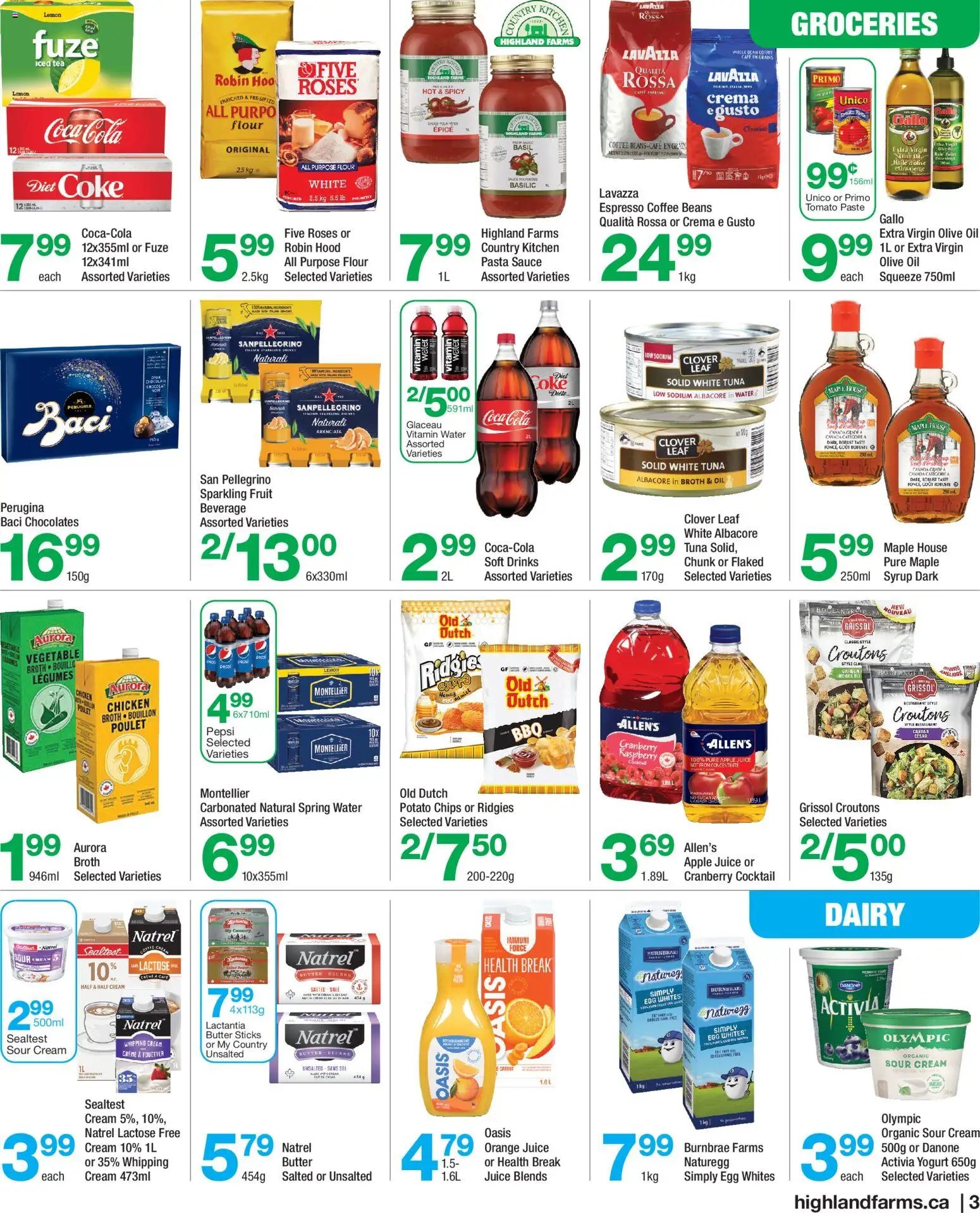 Highland Farms weekly flyer / circulaire