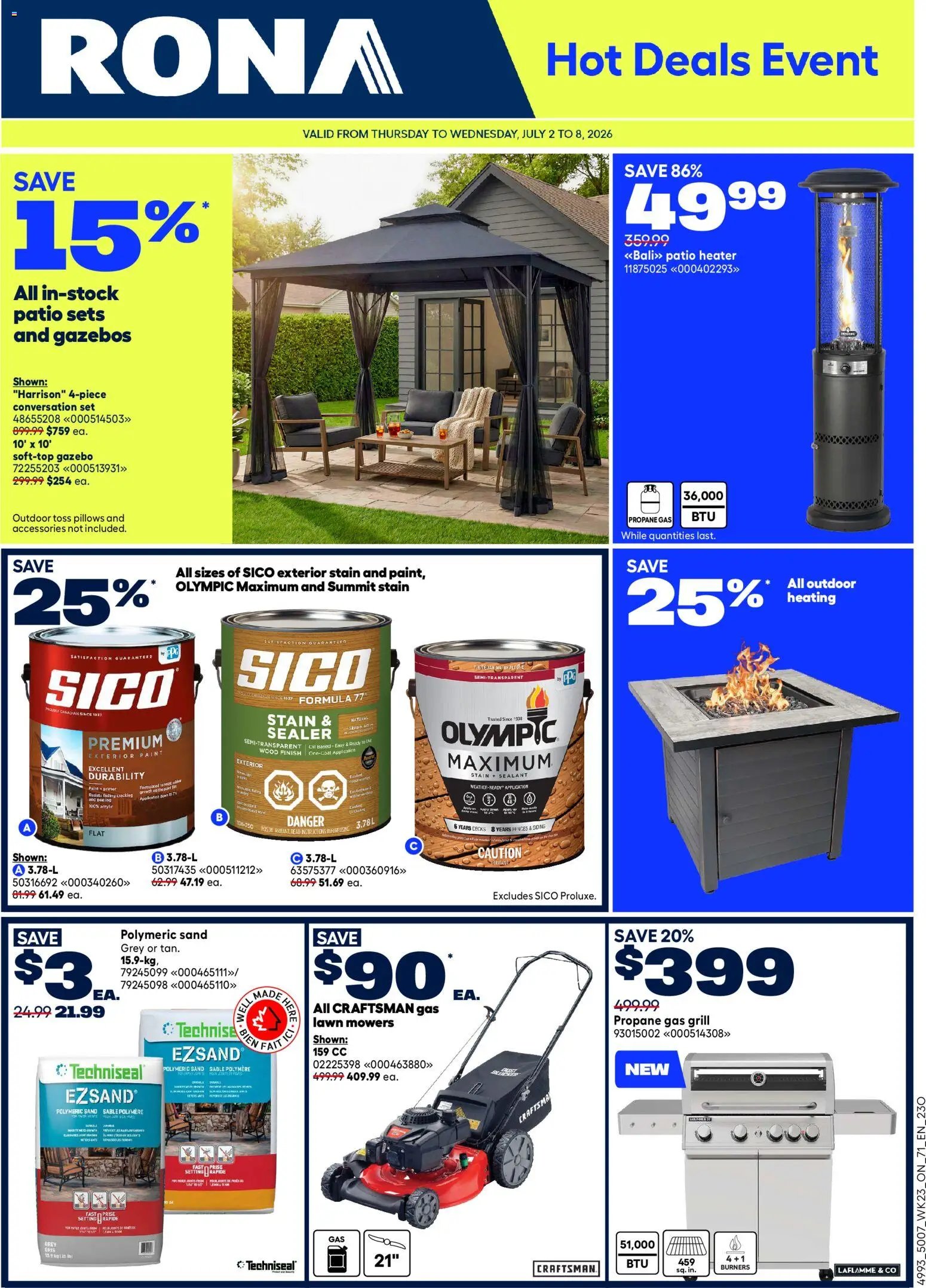 Rona weekly flyer