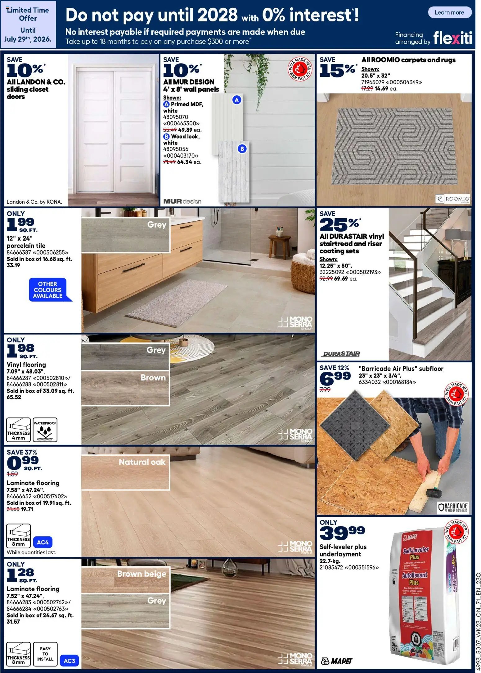 Rona weekly flyer