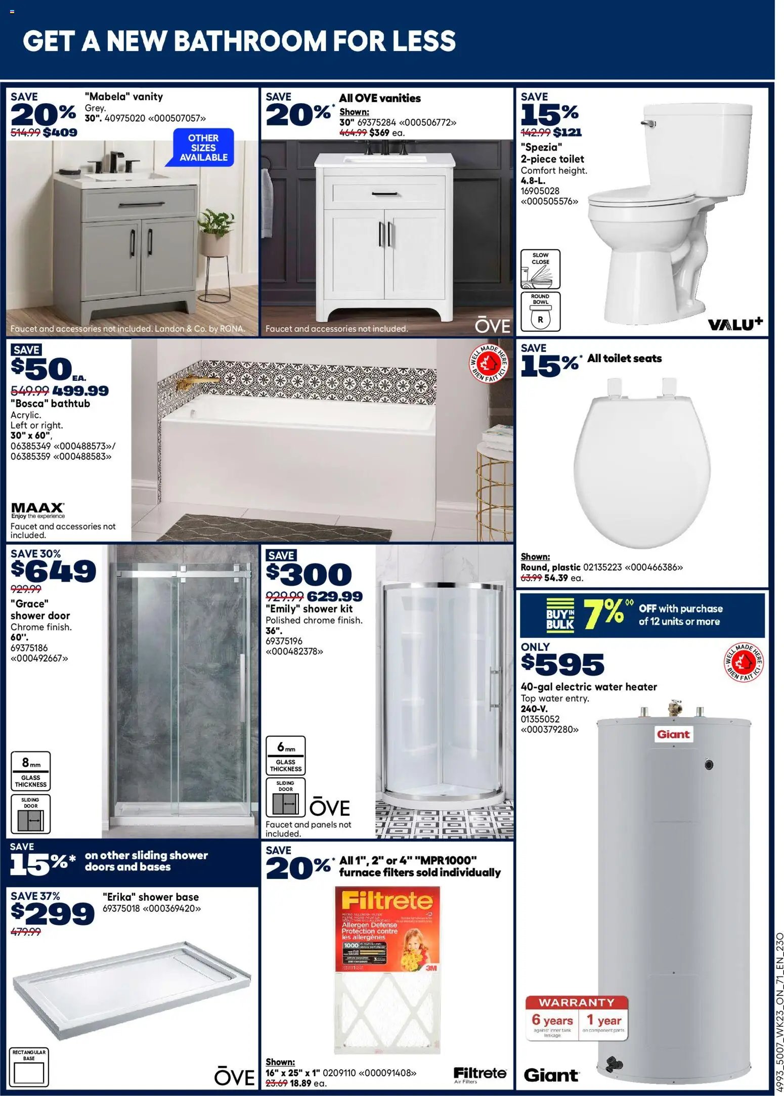 Rona weekly flyer