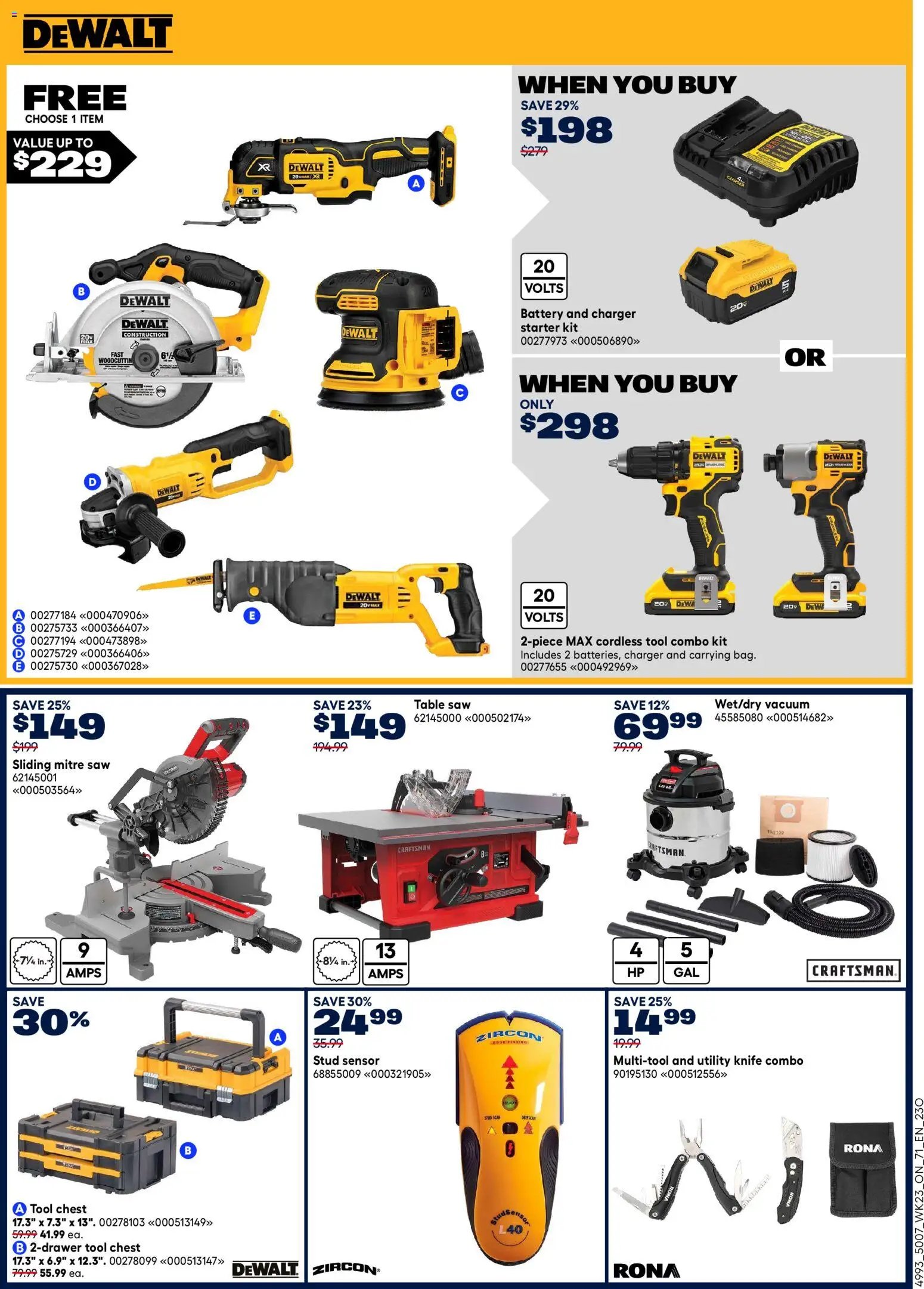 Rona weekly flyer