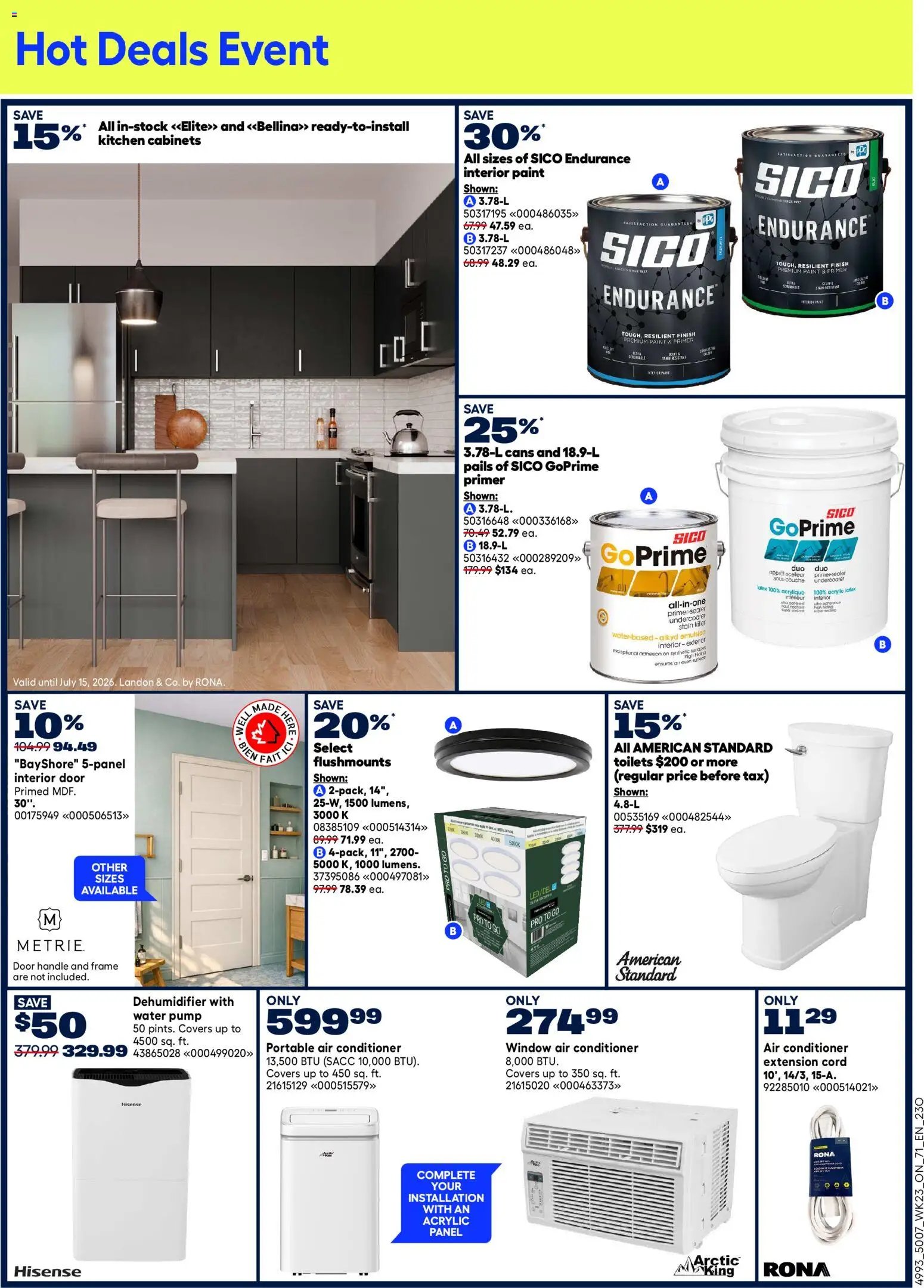 Rona weekly flyer