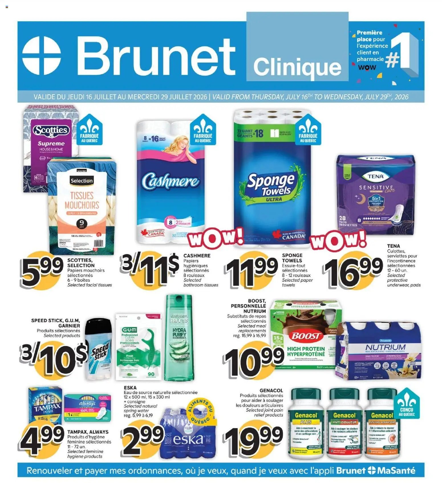Brunet flyer - Clinique