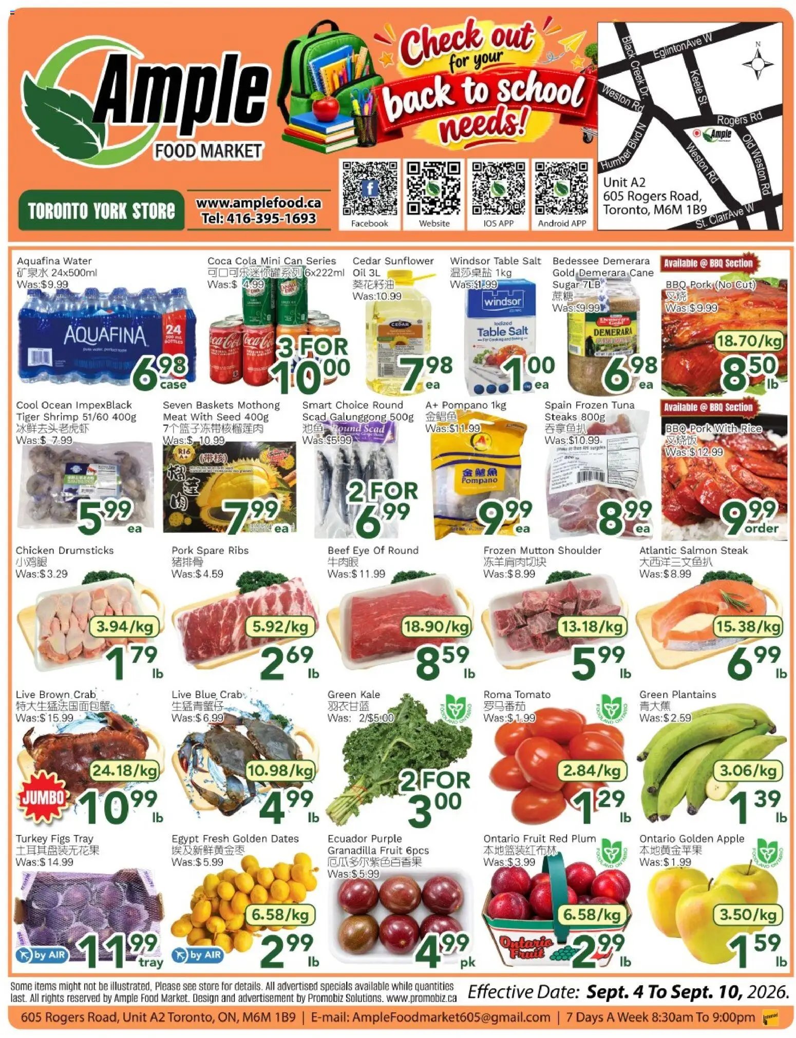 Ample Food Market weekly flyer Toronto York