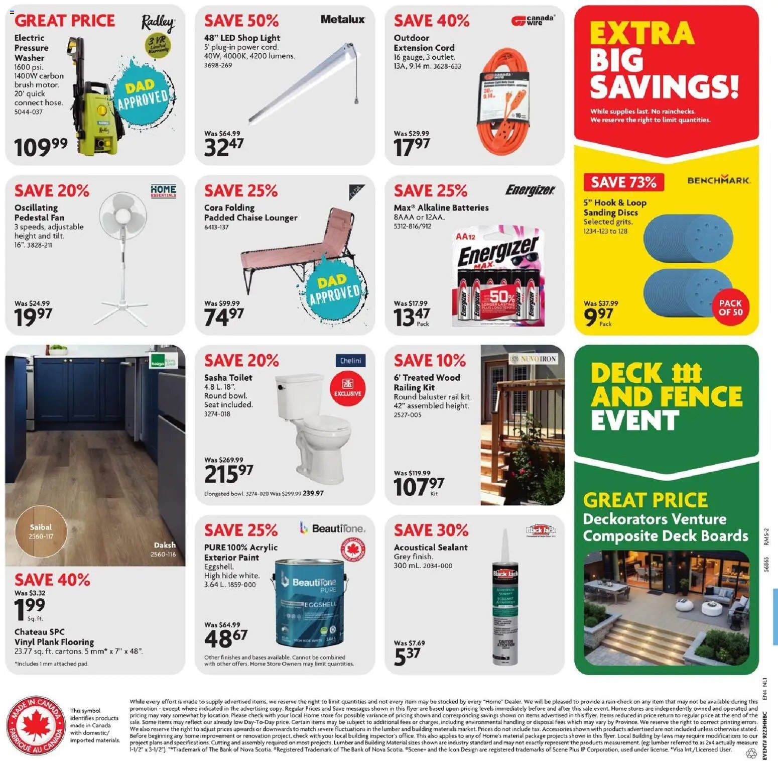 Home Hardware weekly flyer / circulaire