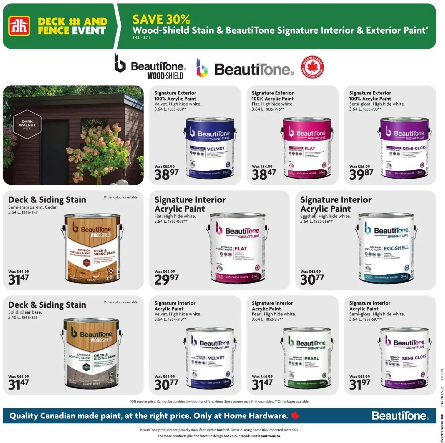 Home Hardware weekly flyer / circulaire