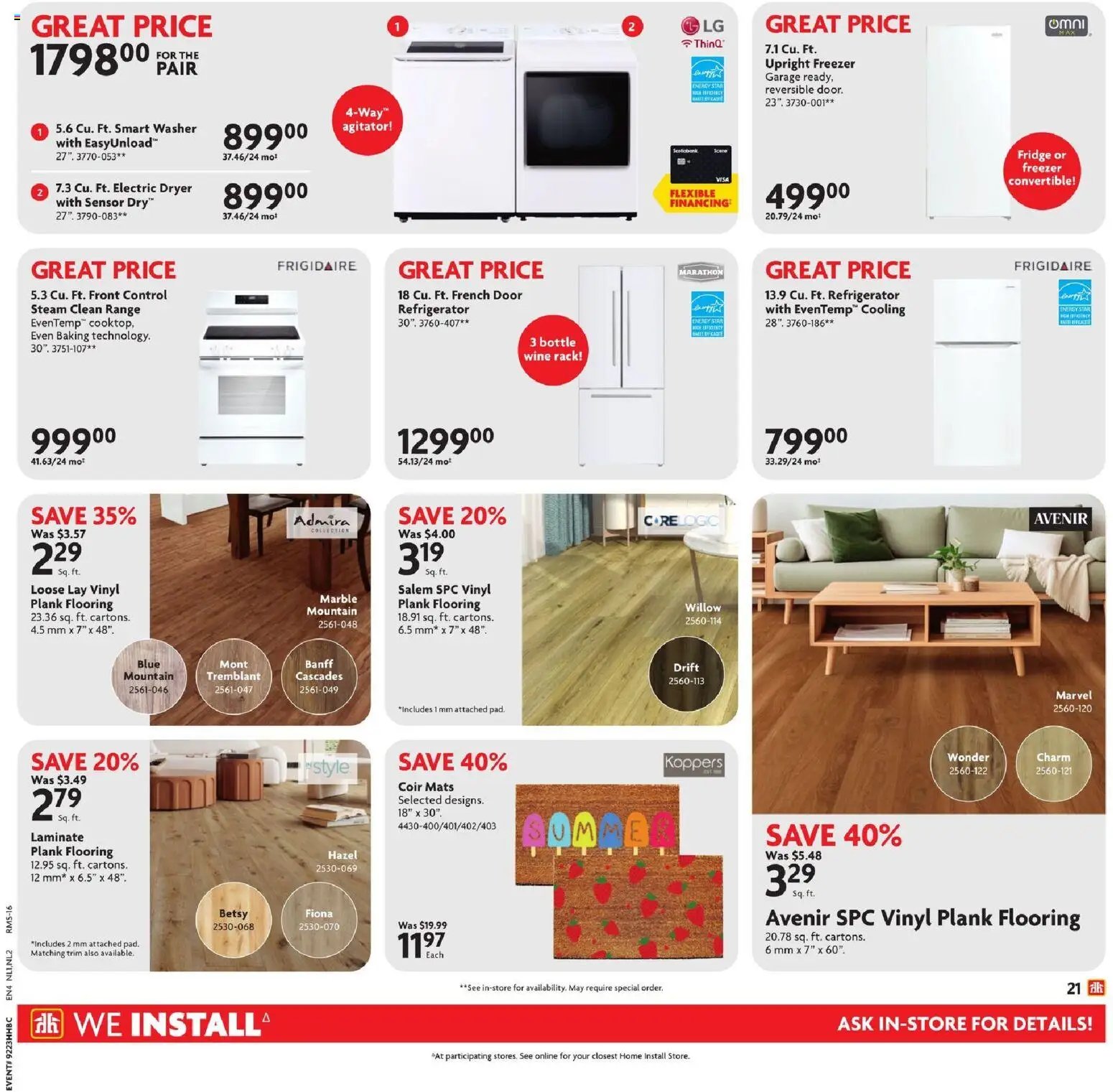 Home Hardware weekly flyer / circulaire