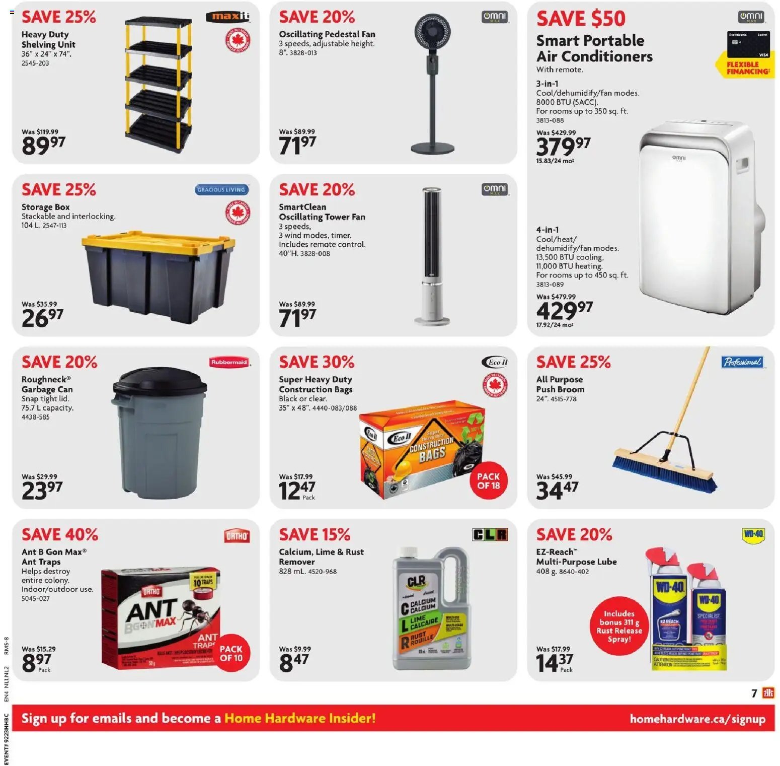 Home Hardware weekly flyer / circulaire