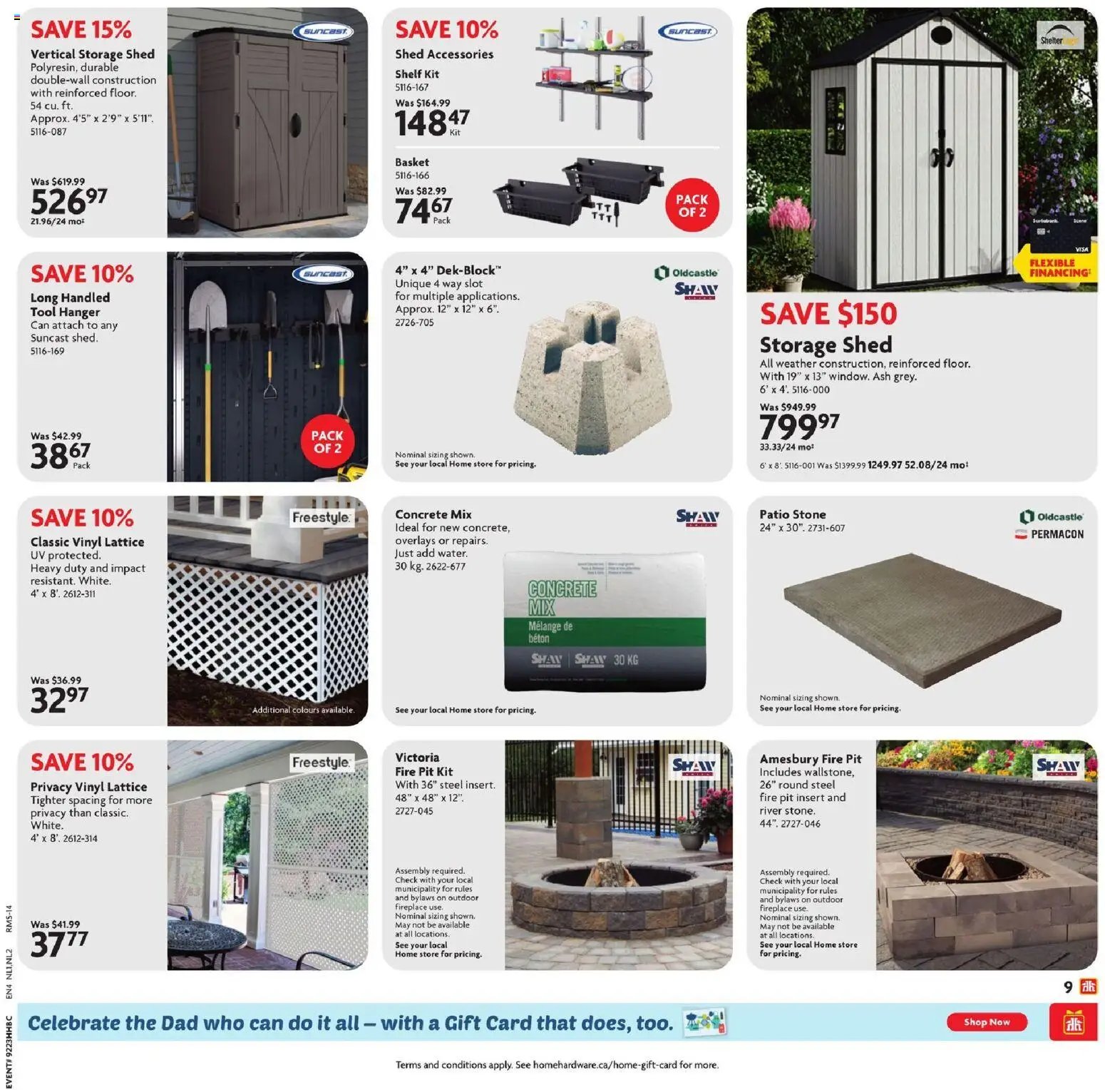 Home Hardware weekly flyer / circulaire