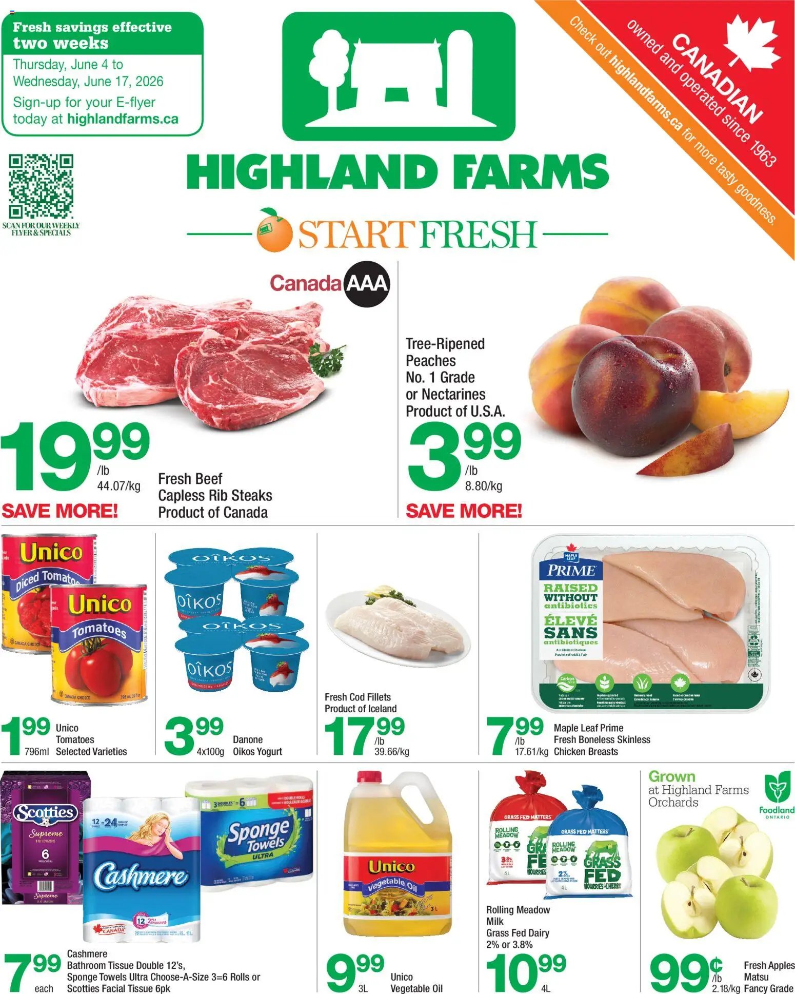 Highland Farms weekly flyer / circulaire