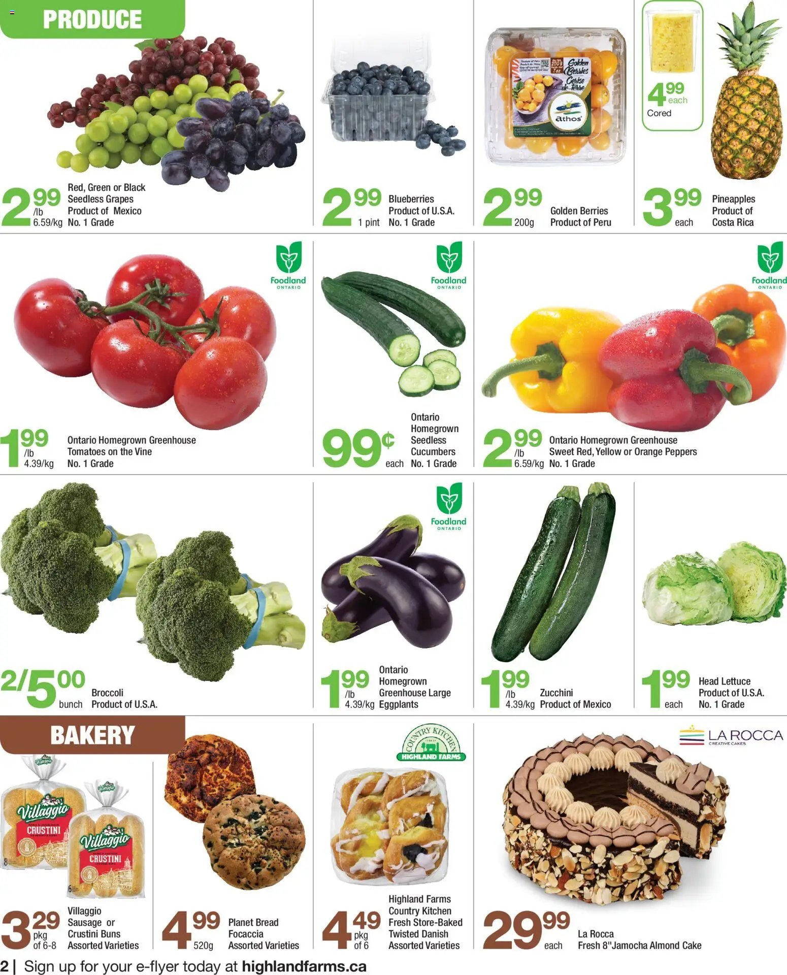 Highland Farms weekly flyer / circulaire