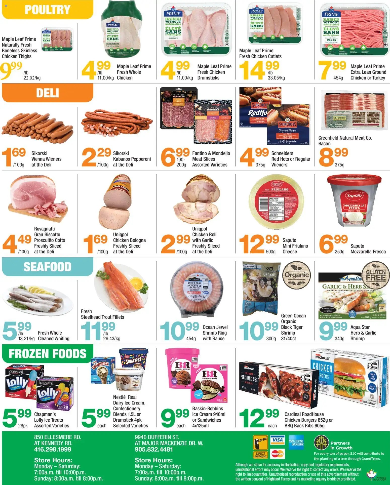 Highland Farms weekly flyer / circulaire