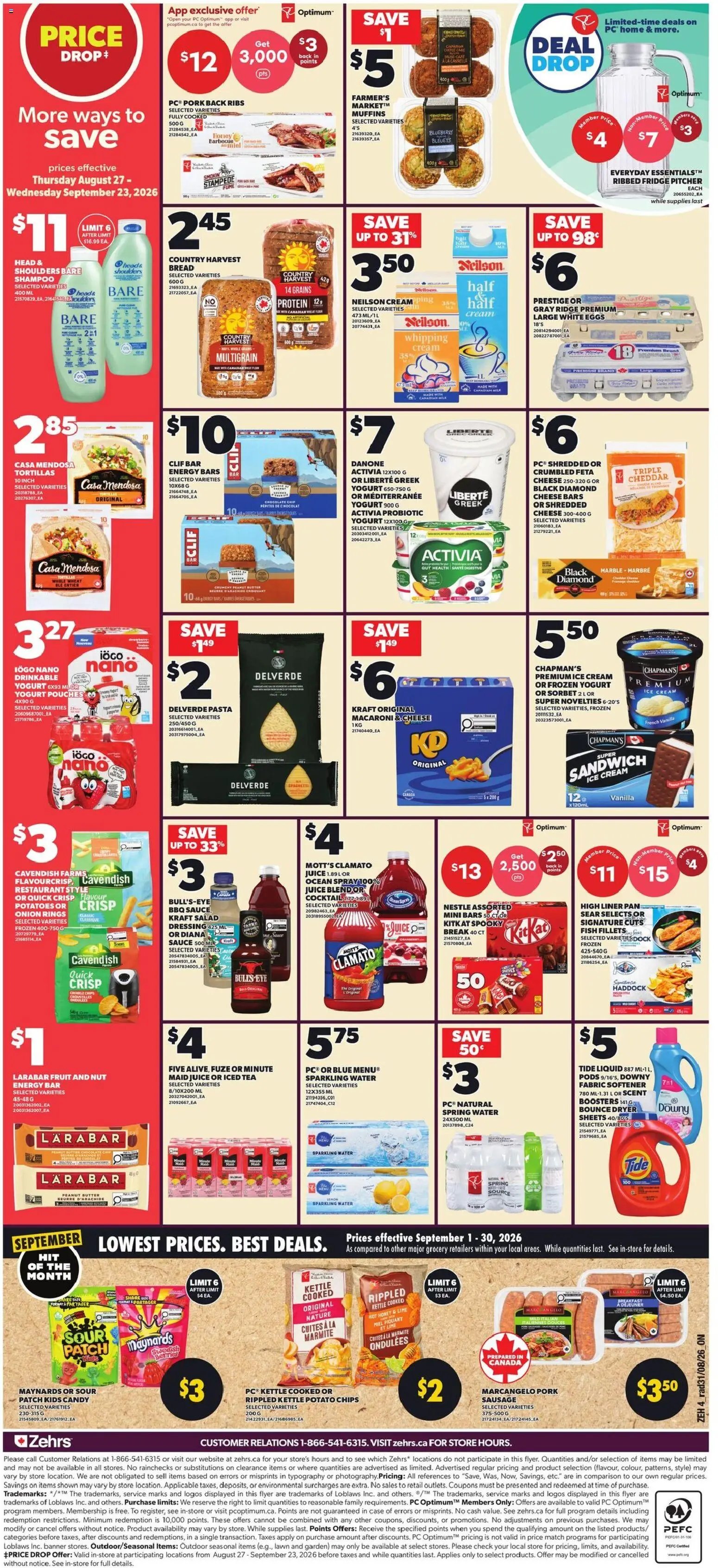 Zehrs weekly flyer / circulaire