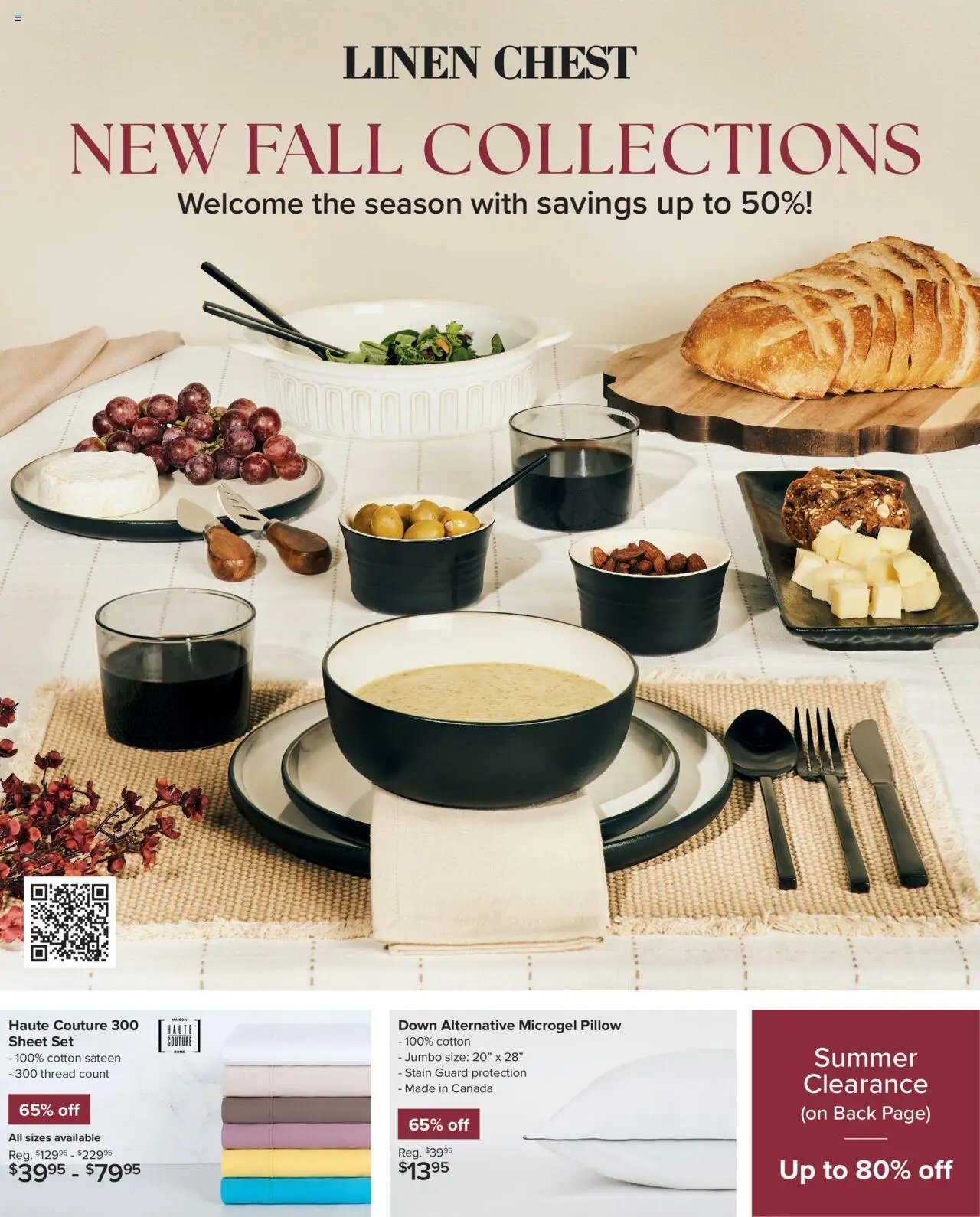 Linen Chest flyer (2025-08-27 - 2025-09-21) | 1