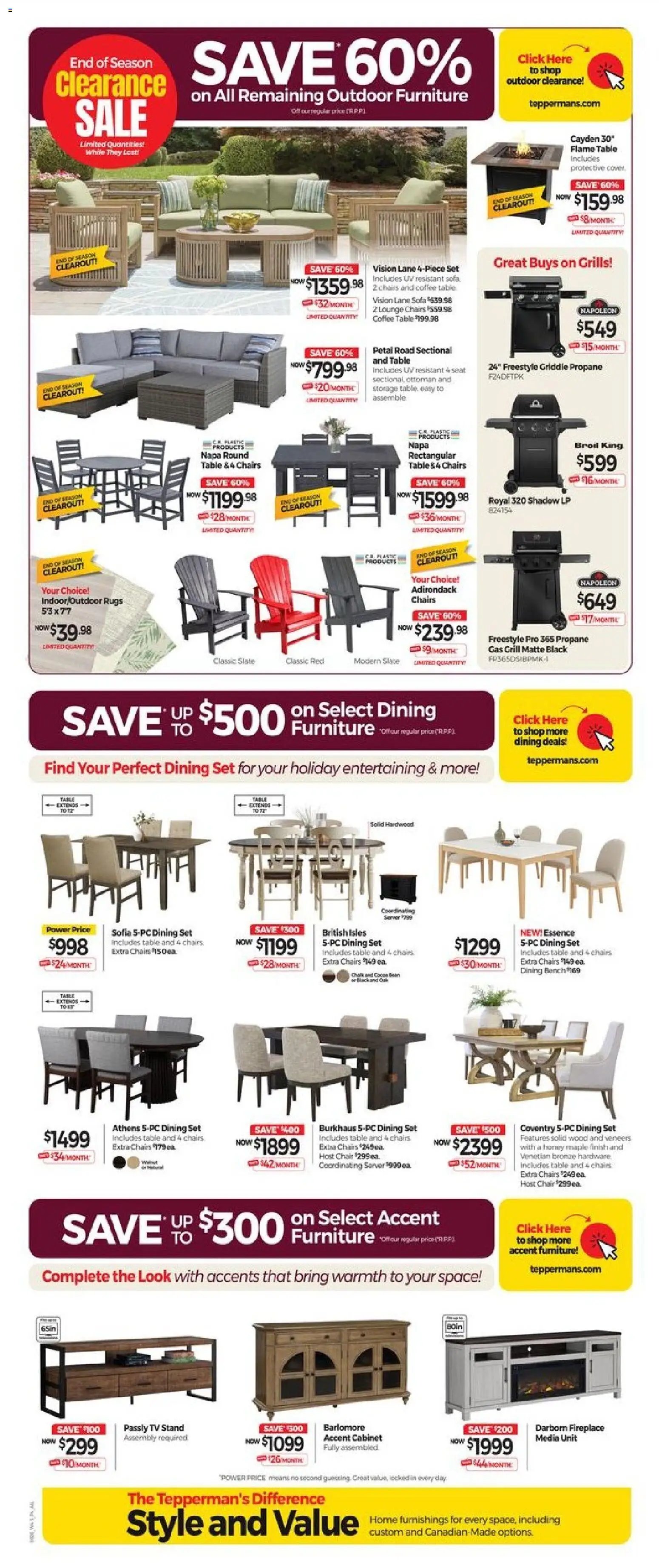Tepperman's weekly flyer / circulaire