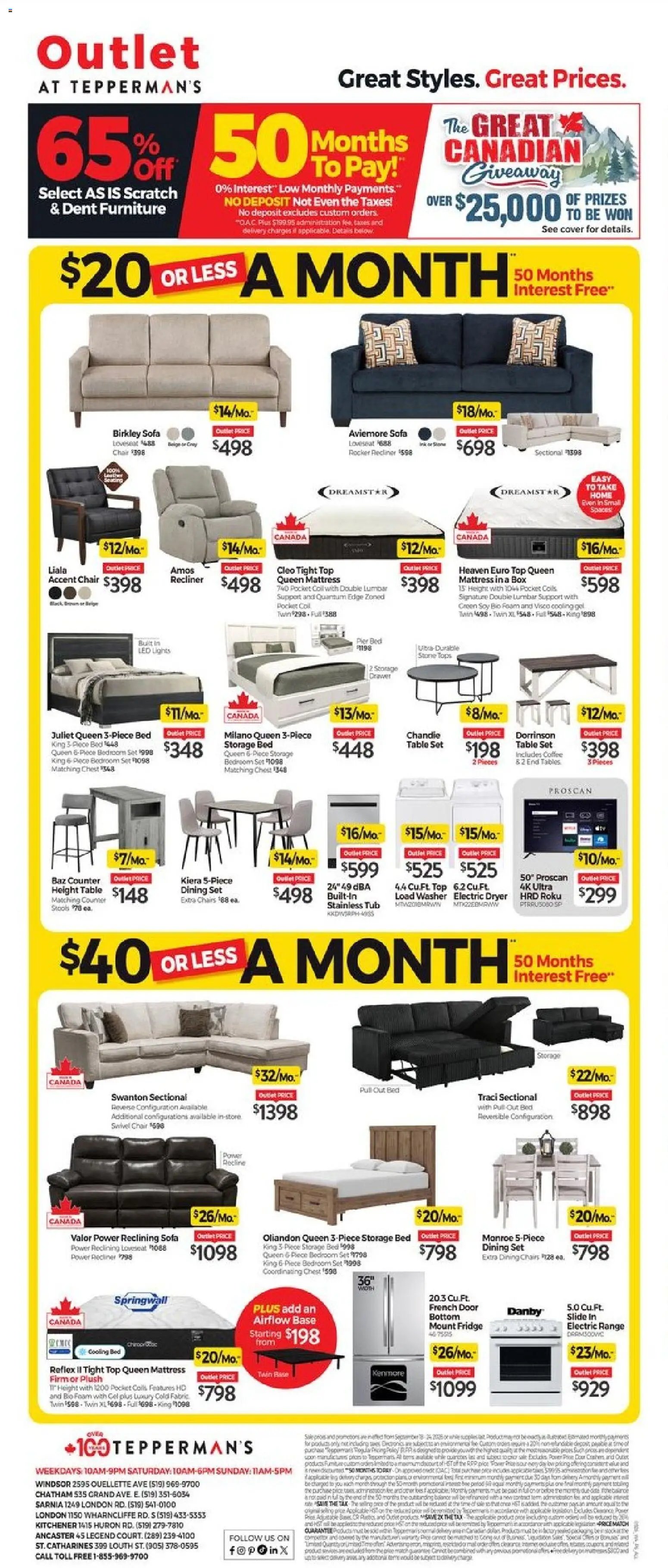 Tepperman's weekly flyer / circulaire