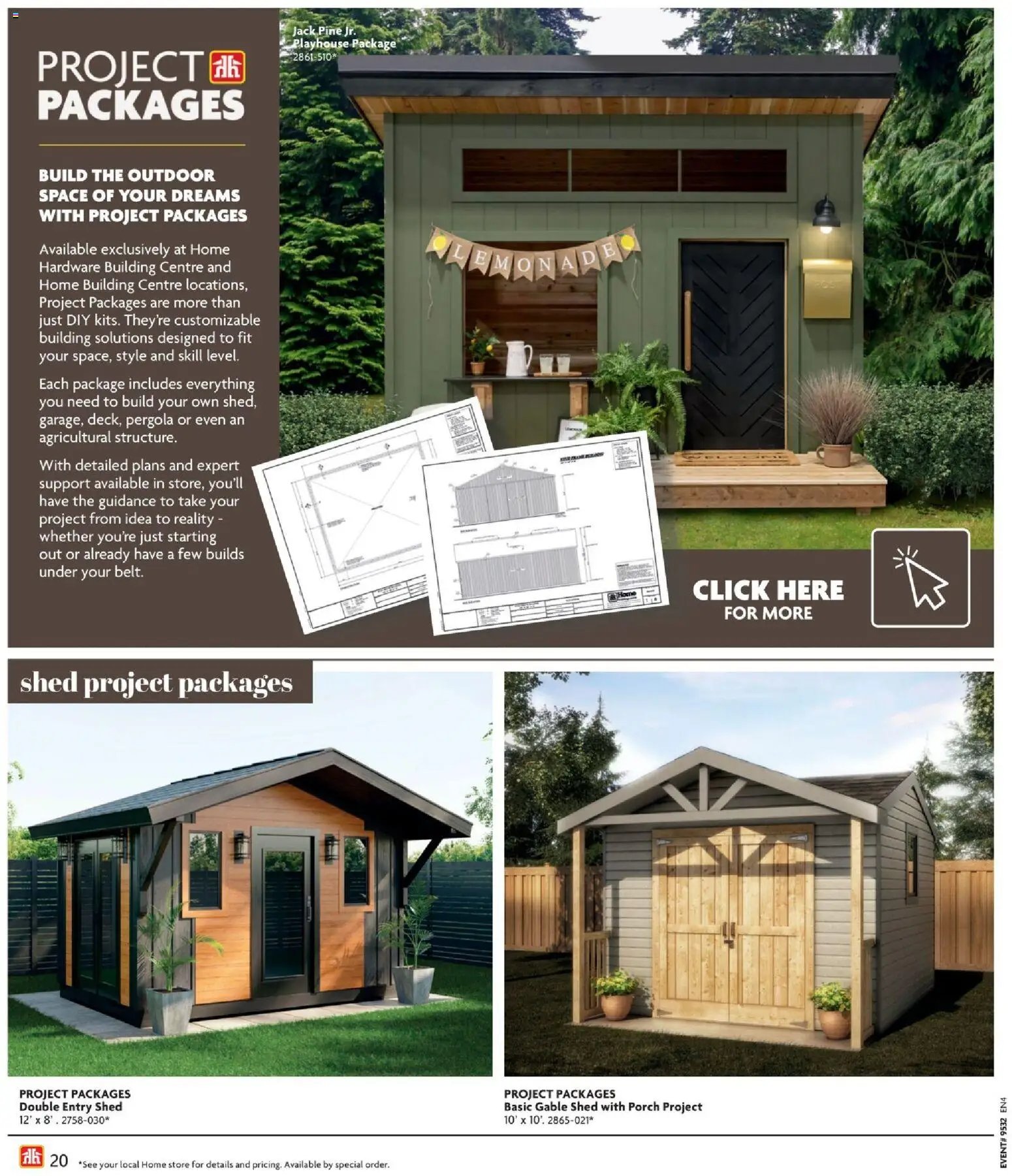 Home Hardware flyer - Building guide