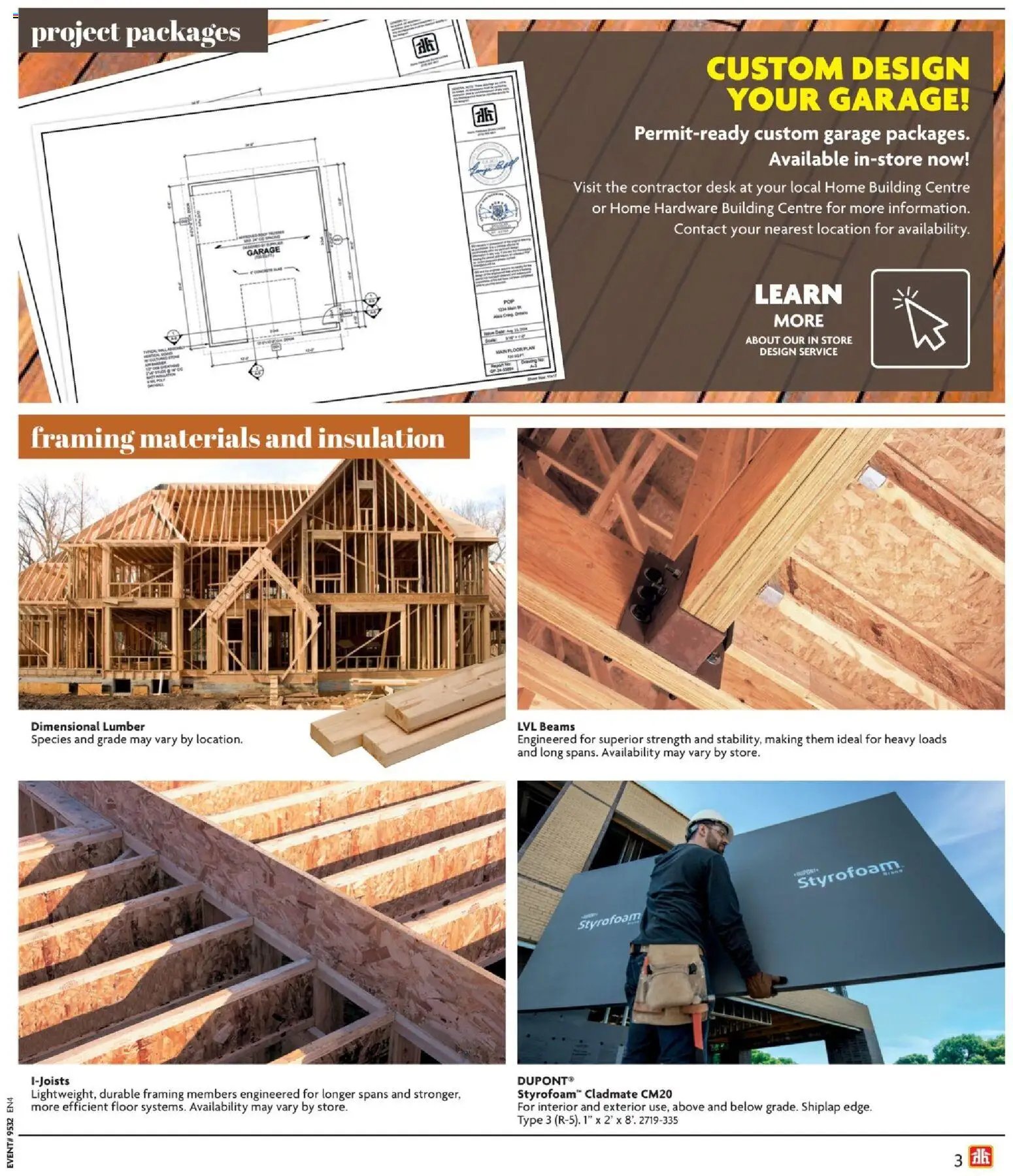 Home Hardware flyer - Building guide