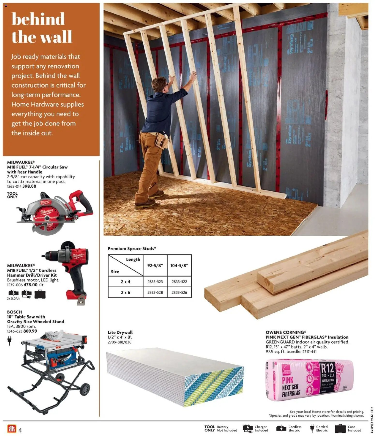 Home Hardware flyer - Building guide