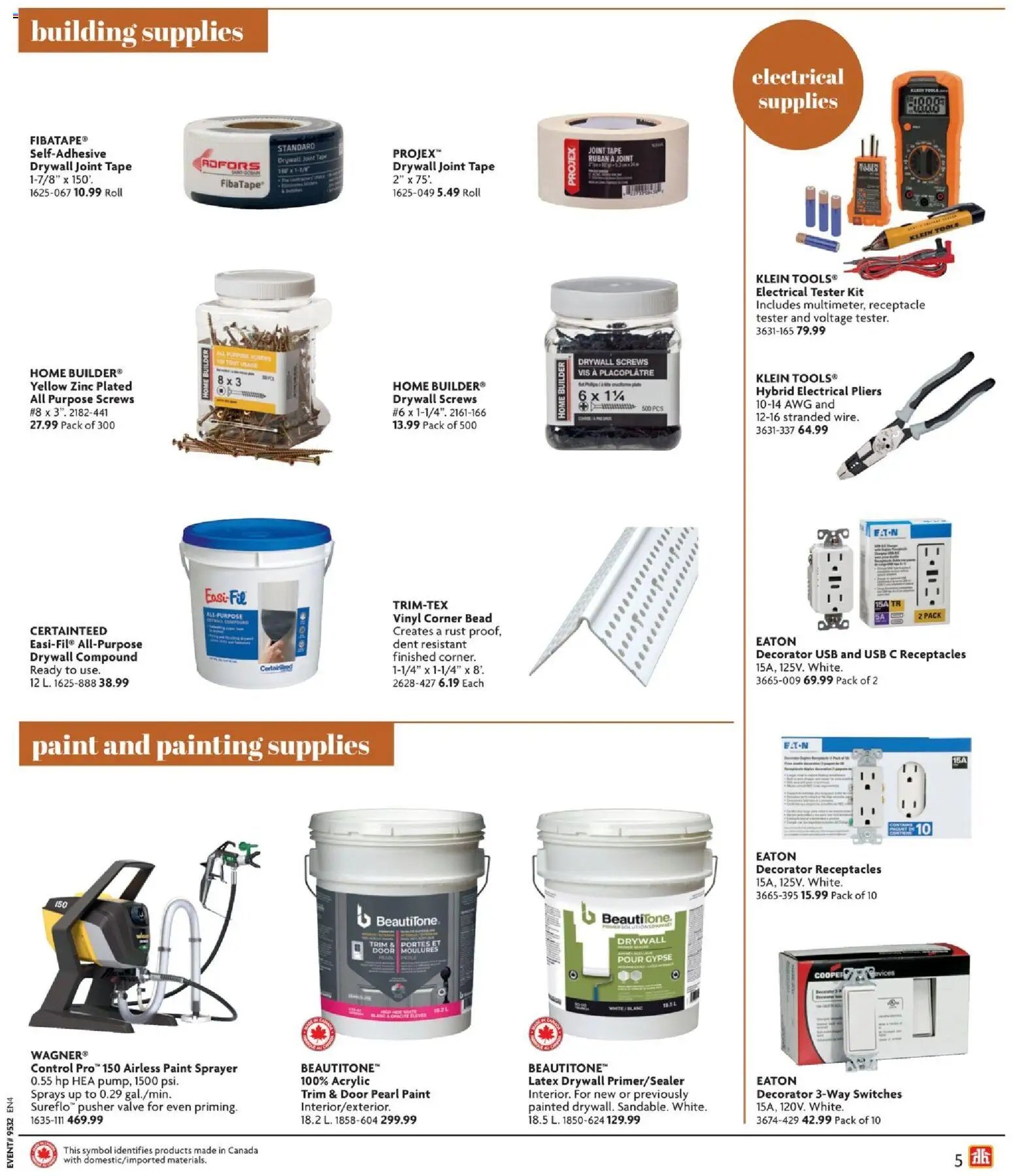 Home Hardware flyer - Building guide