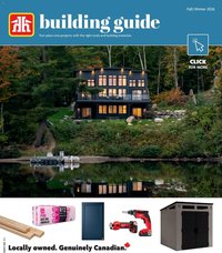 Home Hardware flyer - Building guide
