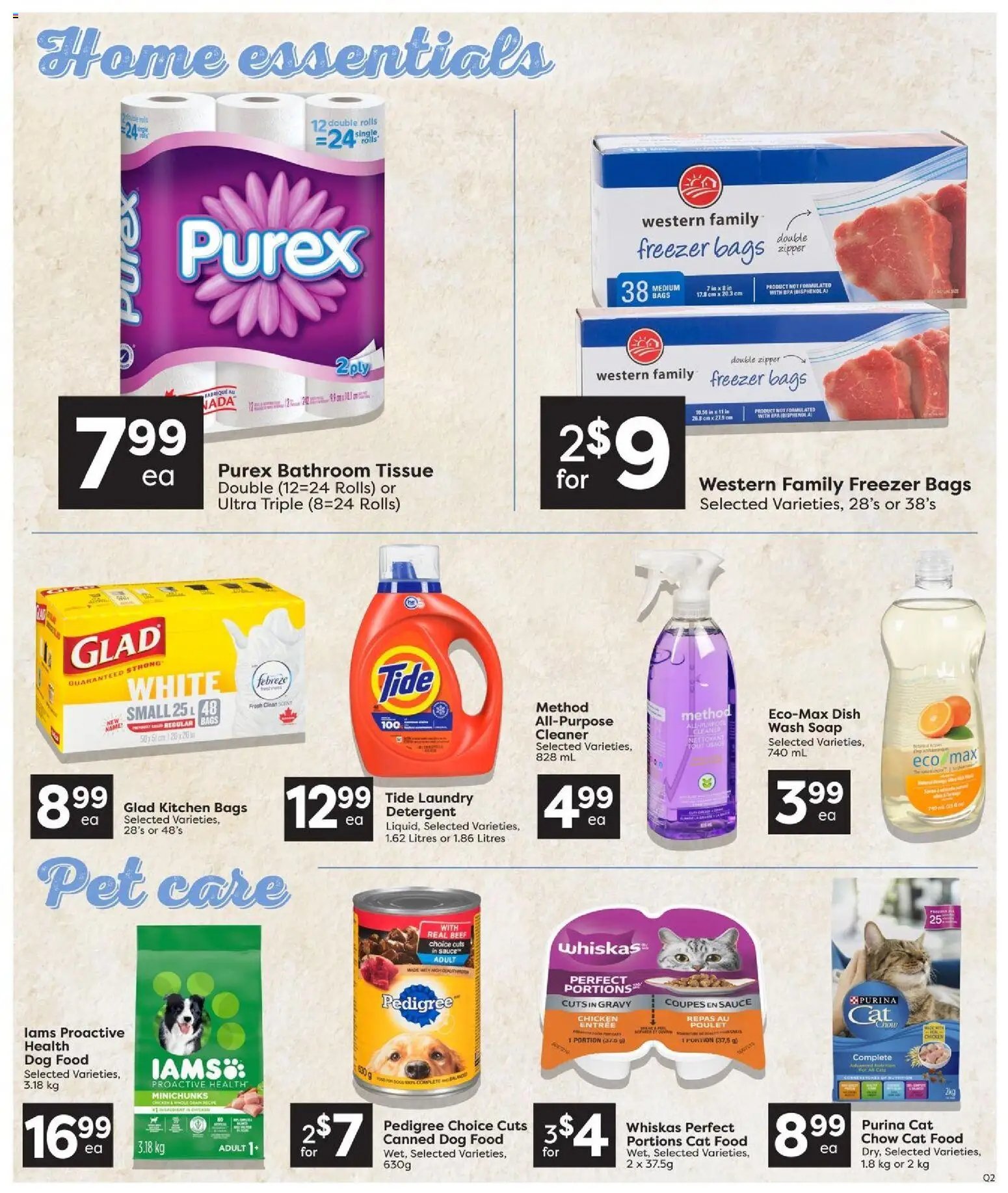 Quality Foods weekly flyer / circulaire