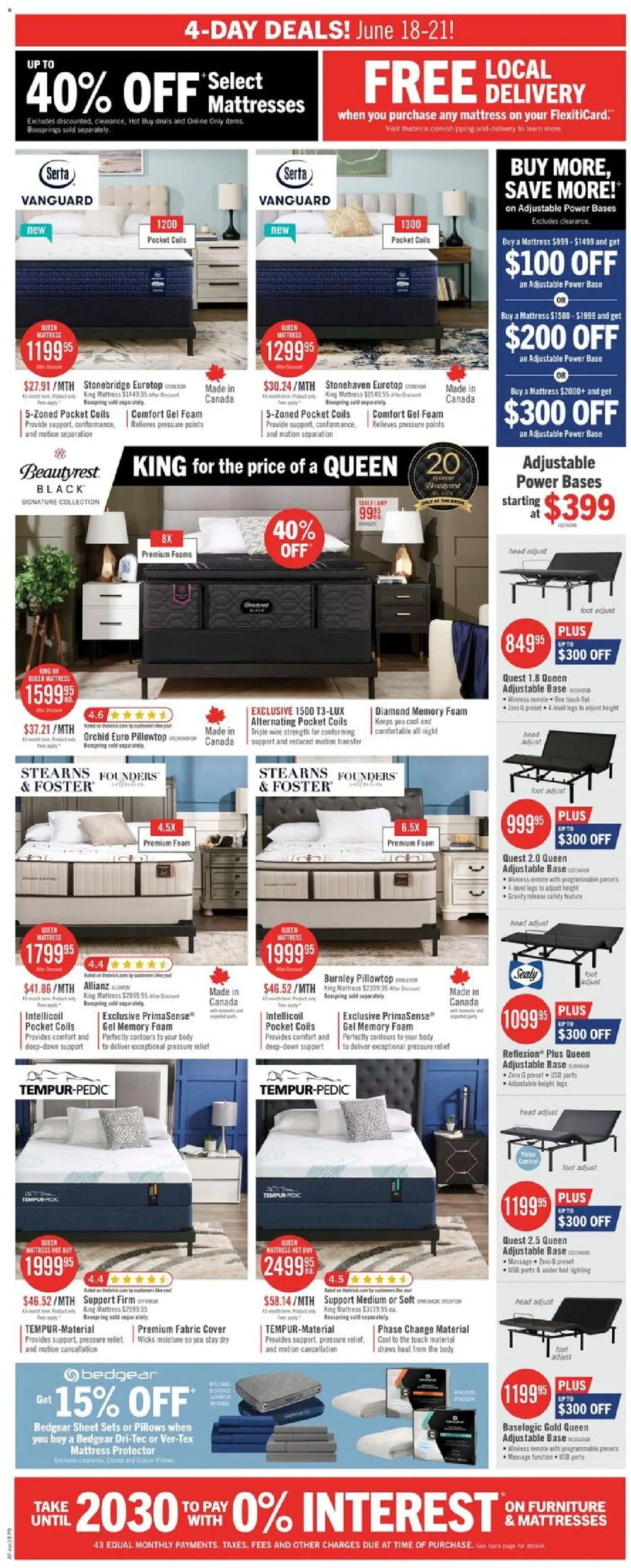 The Brick weekly flyer / circulaire