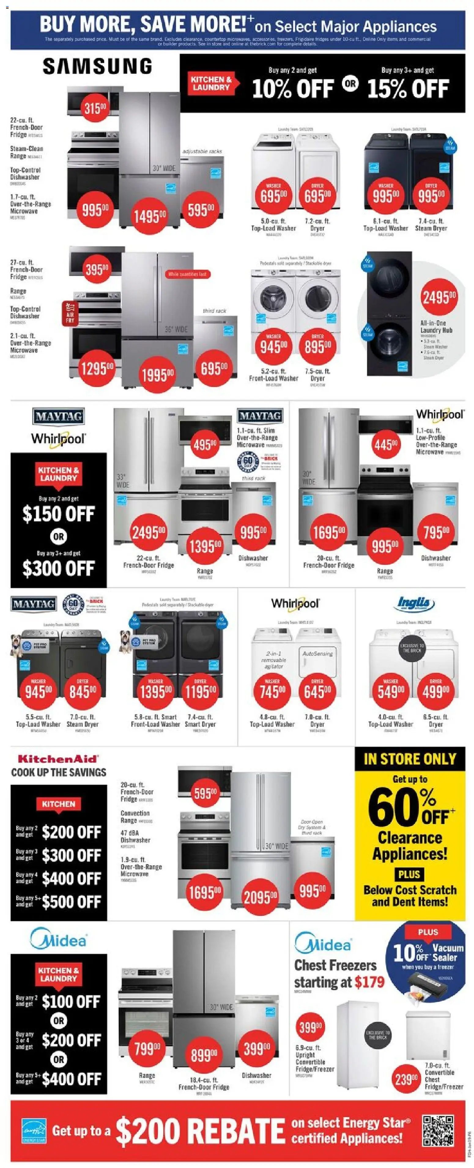 The Brick weekly flyer / circulaire