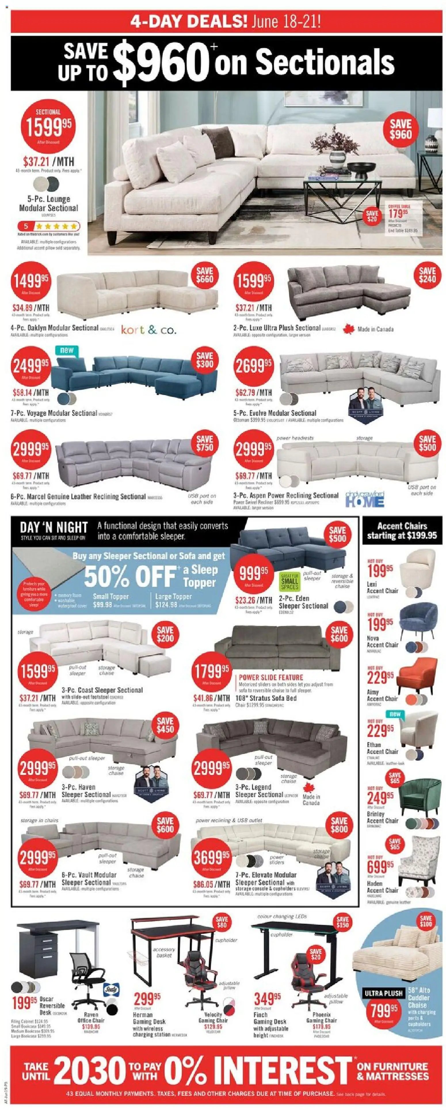 The Brick weekly flyer / circulaire