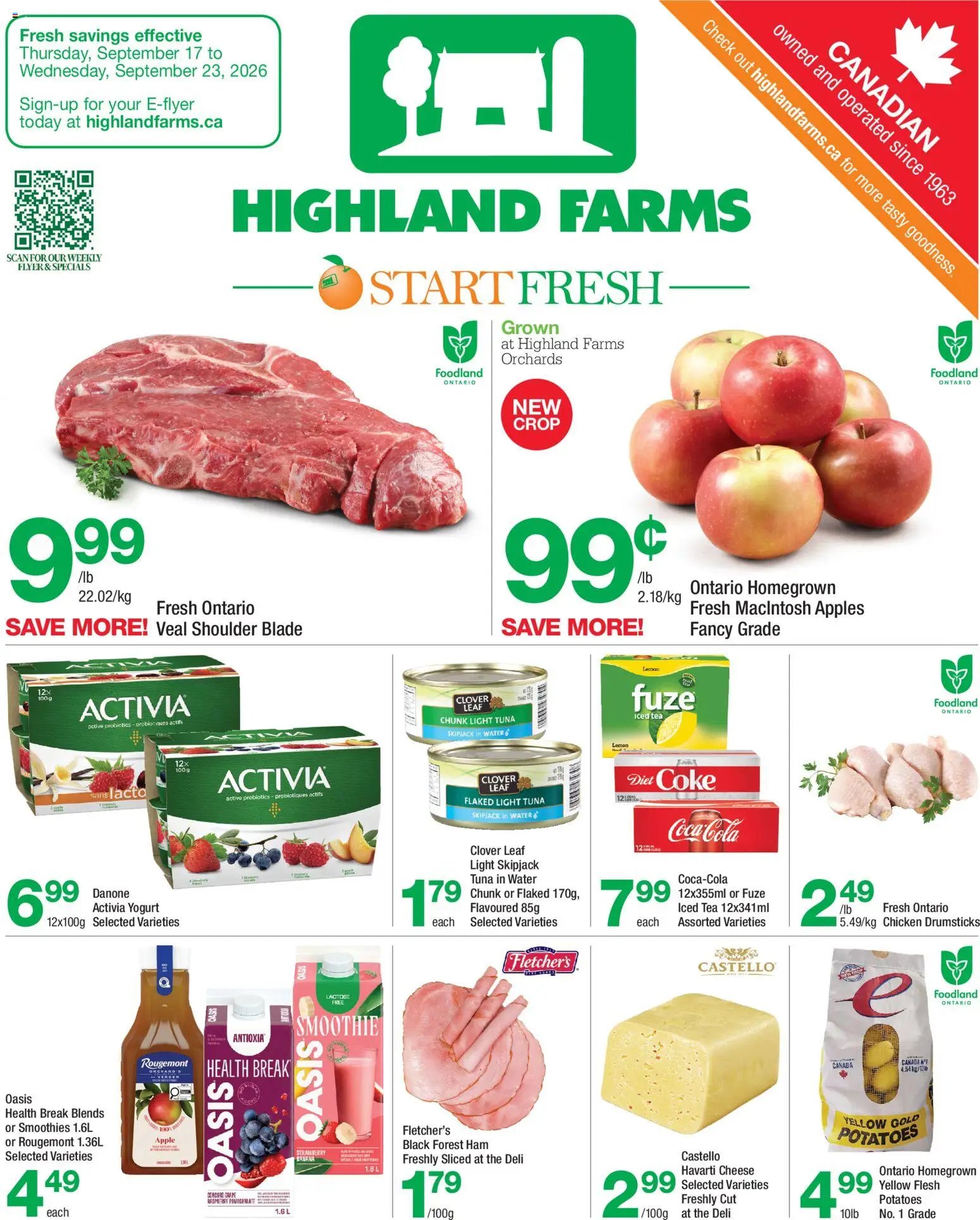Highland Farms weekly flyer / circulaire