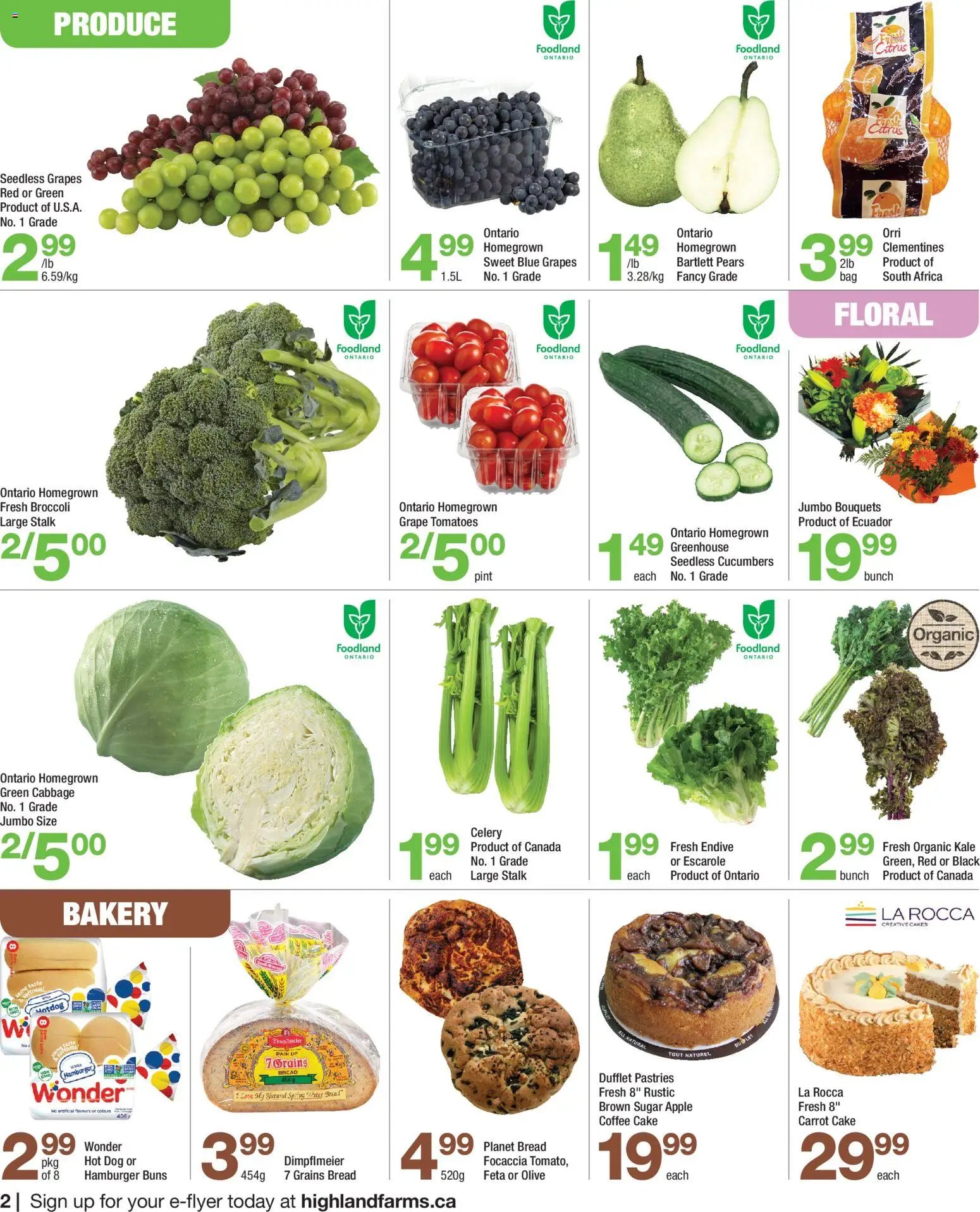 Highland Farms weekly flyer / circulaire