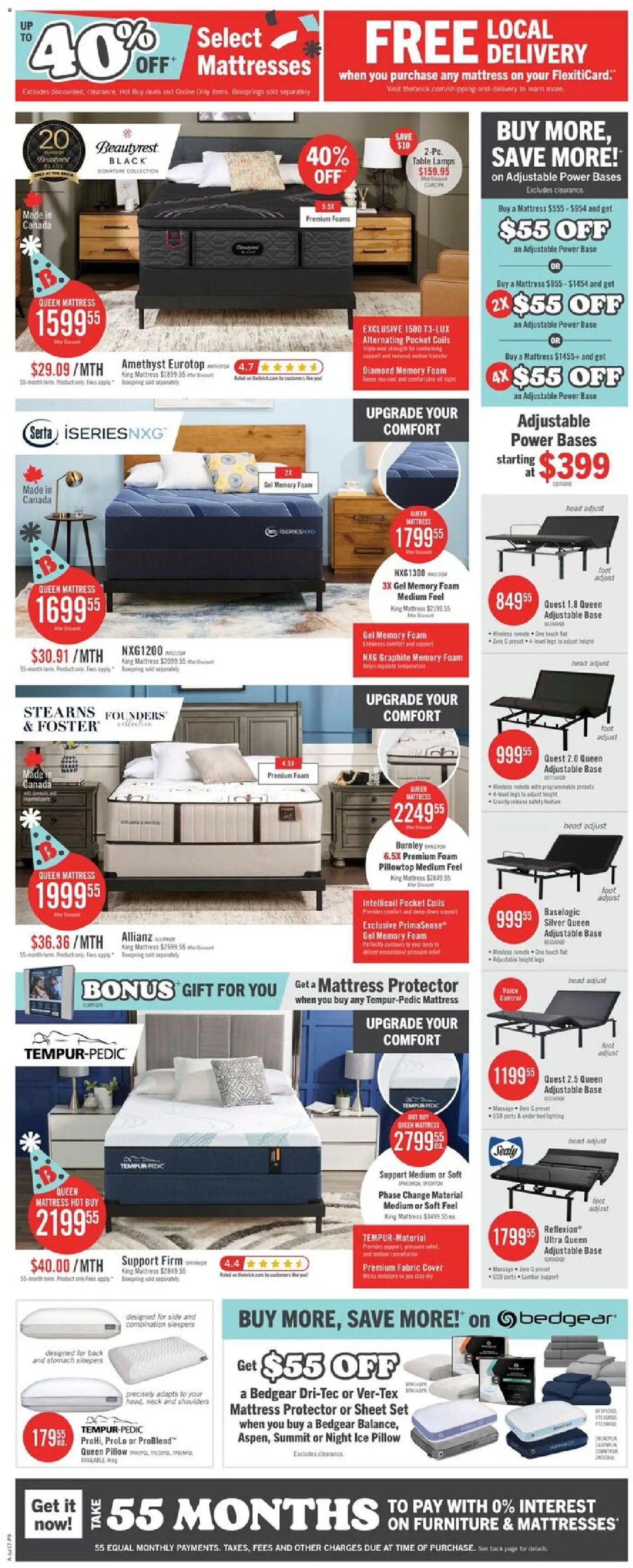 The Brick weekly flyer / circulaire