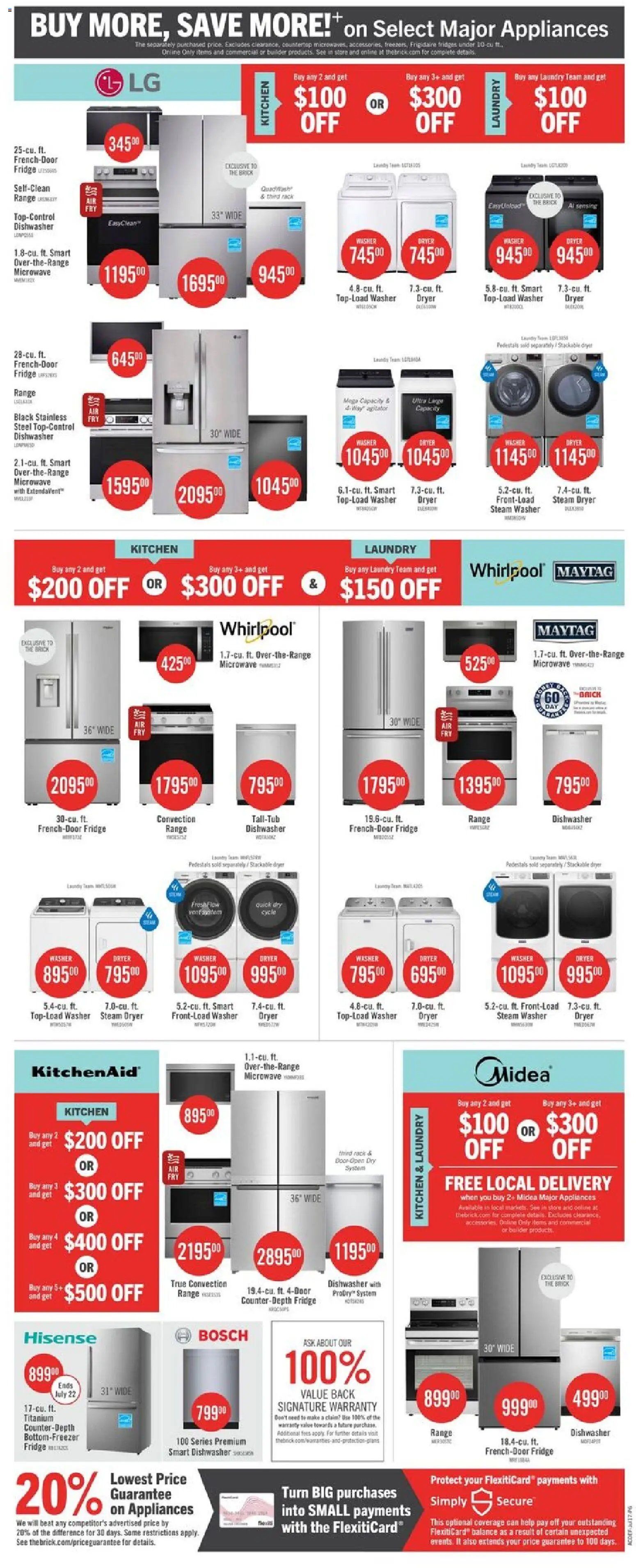 The Brick weekly flyer / circulaire