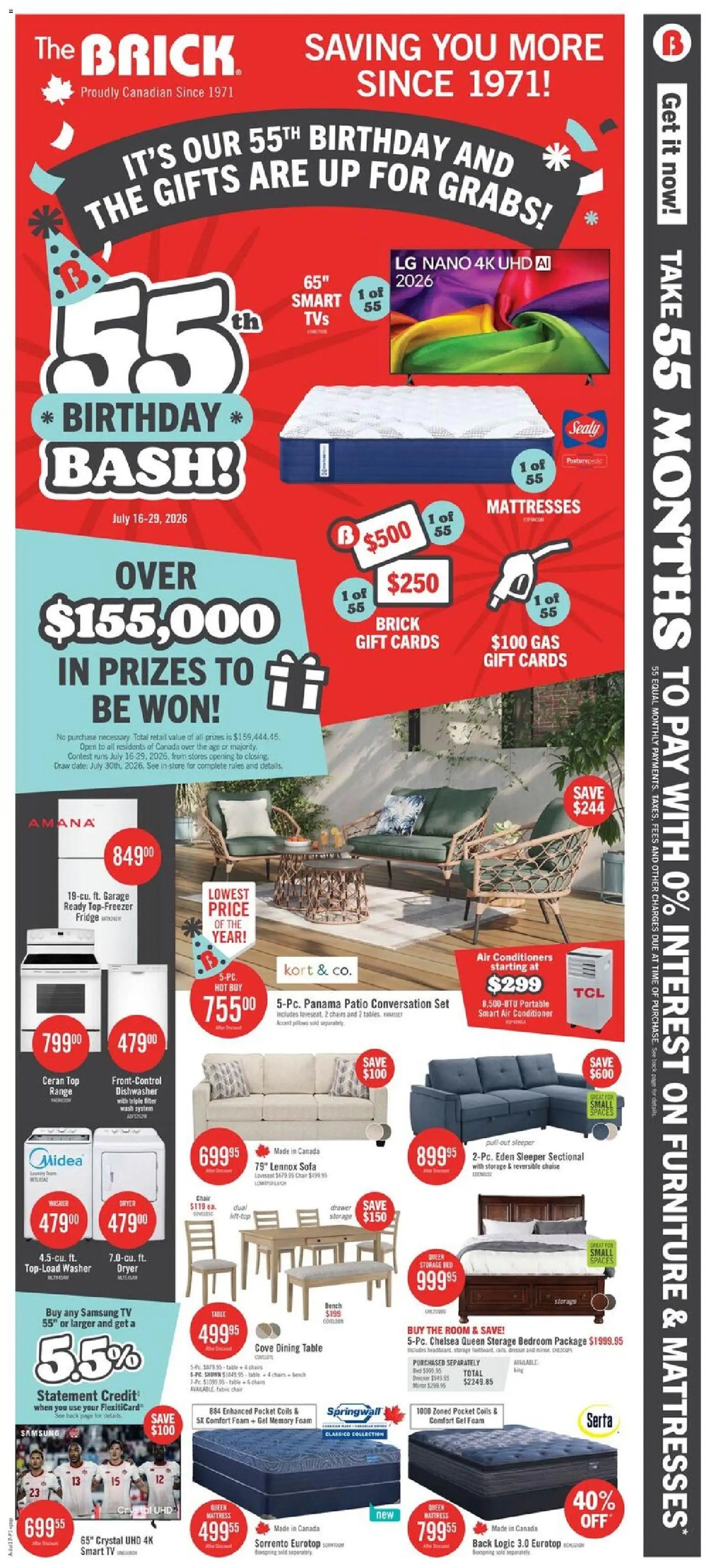 The Brick weekly flyer / circulaire