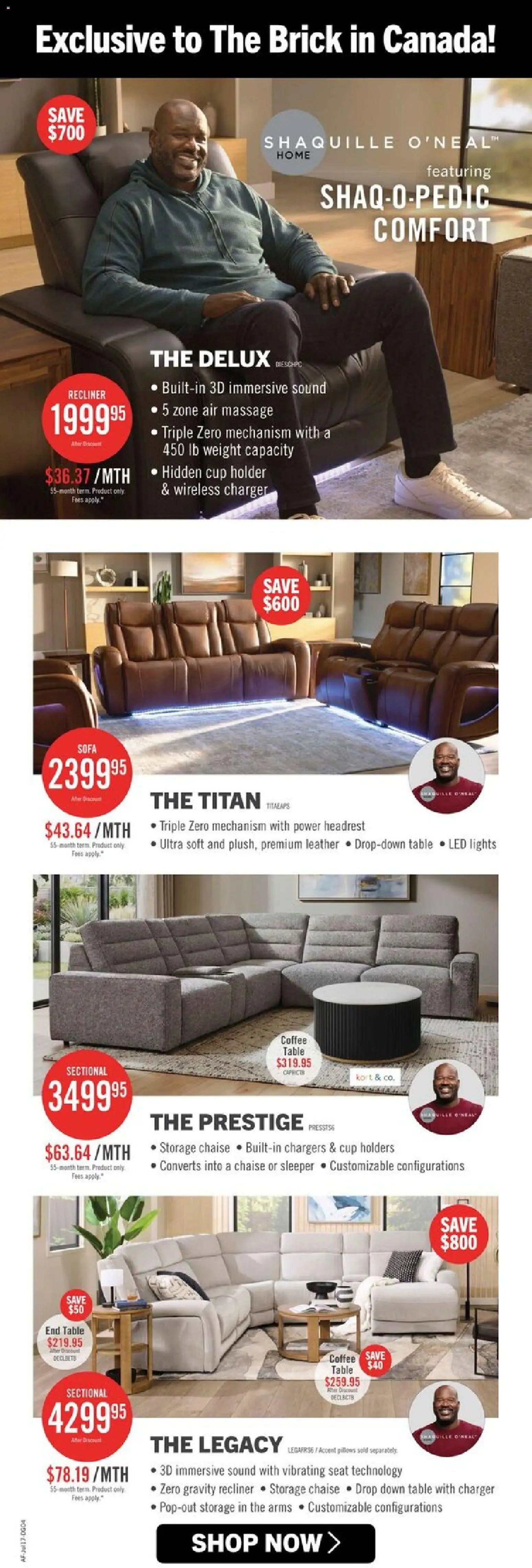 The Brick weekly flyer / circulaire