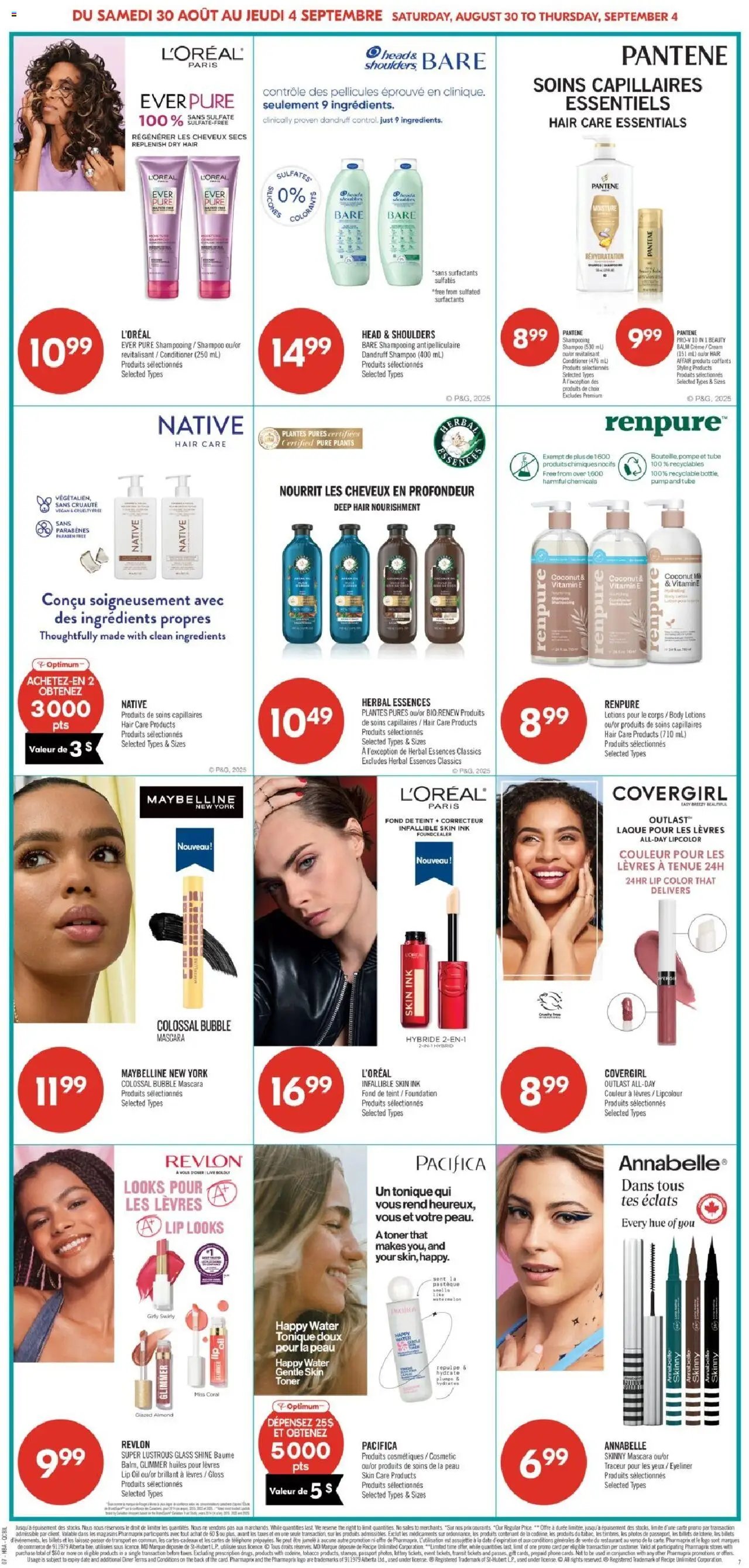 Pharmaprix weekly flyer / circulaire
