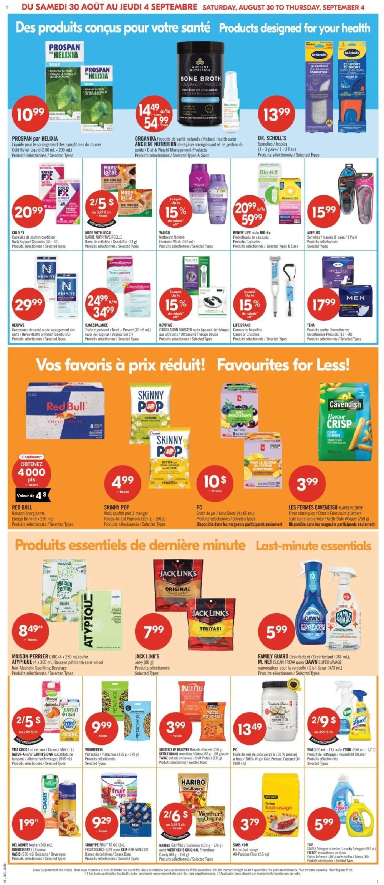 Pharmaprix weekly flyer / circulaire