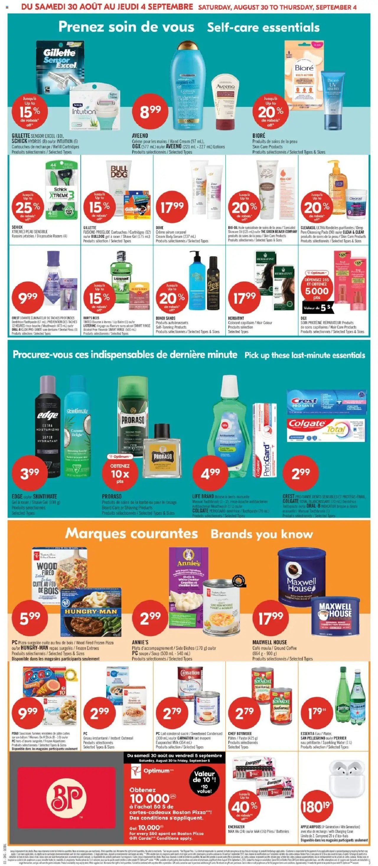 Pharmaprix weekly flyer / circulaire