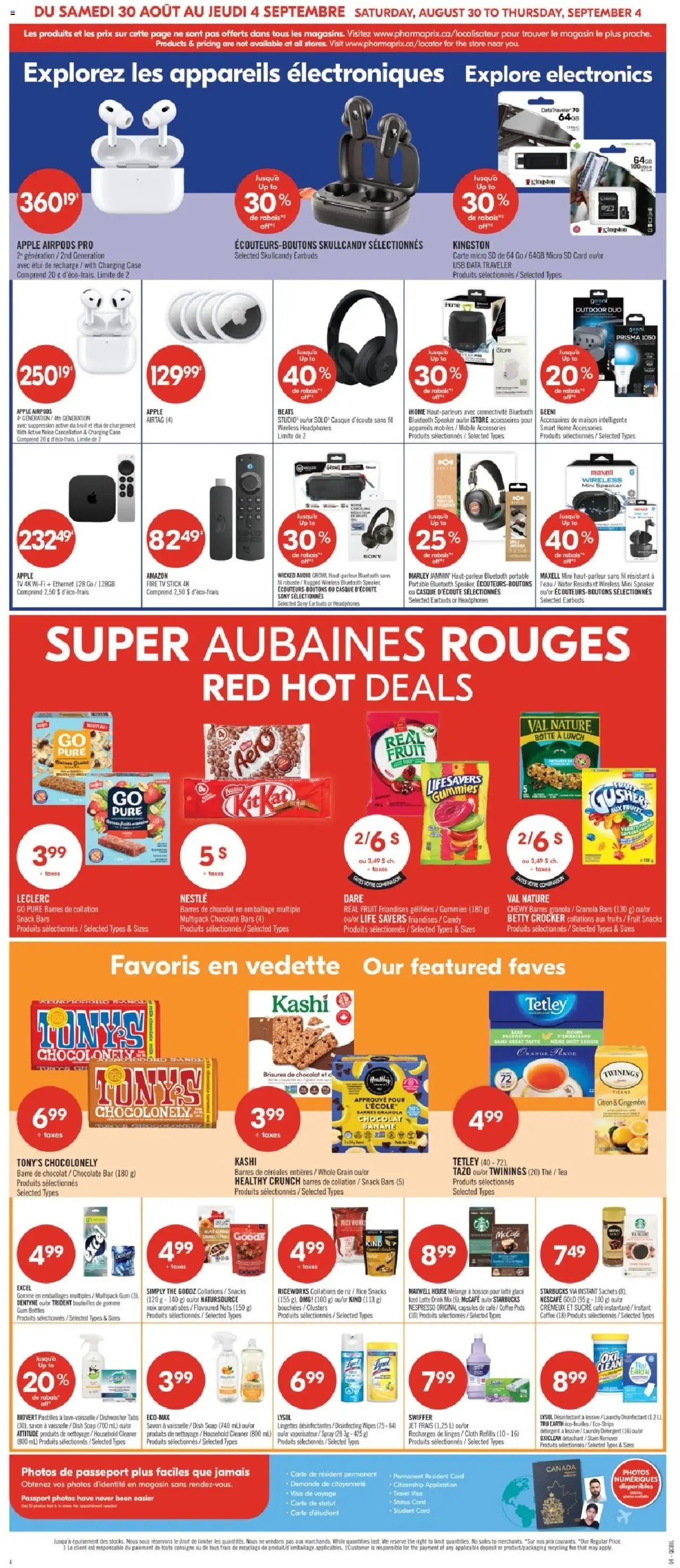 Pharmaprix weekly flyer / circulaire