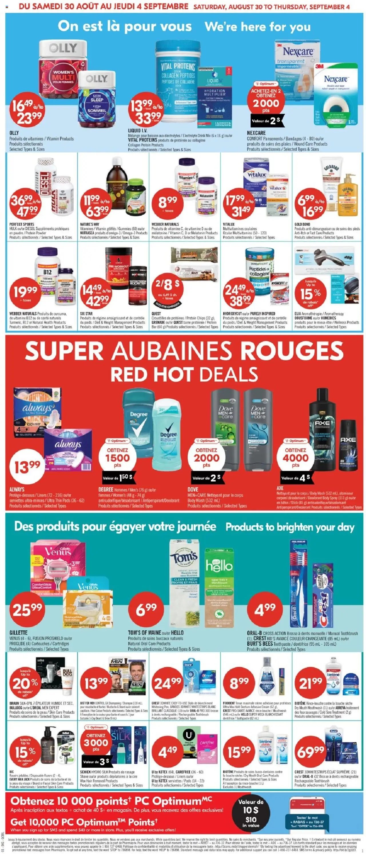 Pharmaprix weekly flyer / circulaire