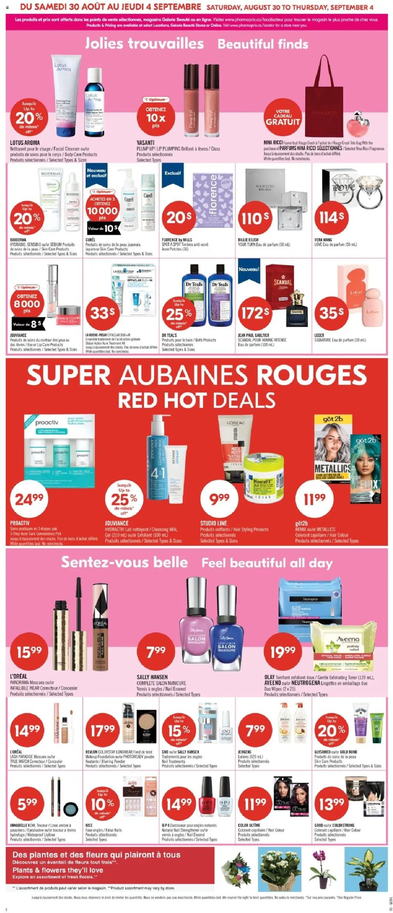 Pharmaprix weekly flyer / circulaire