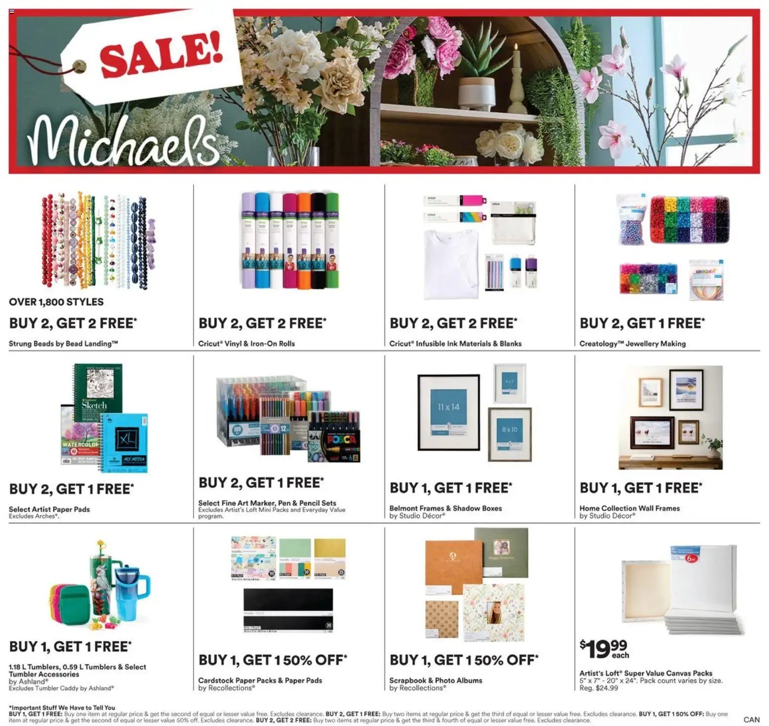 Michaels weekly flyer / circulaire (2026-05-22 - 2026-05-28) | 1