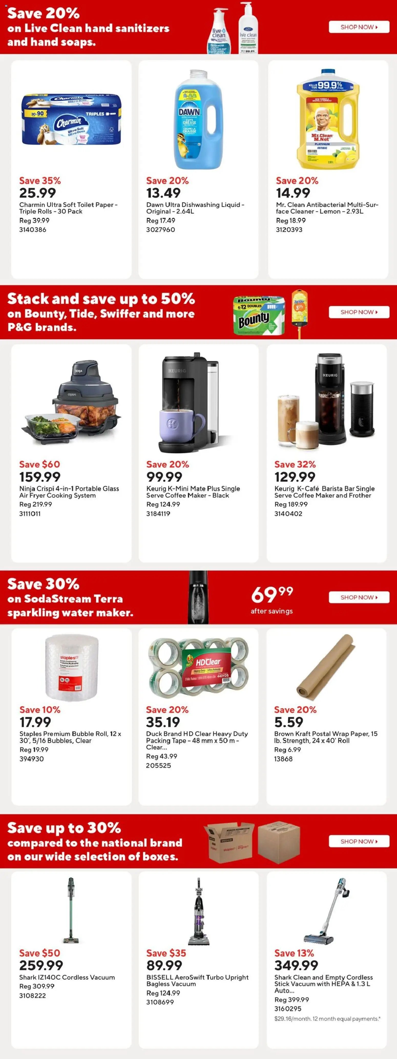 Staples weekly flyer / circulaire