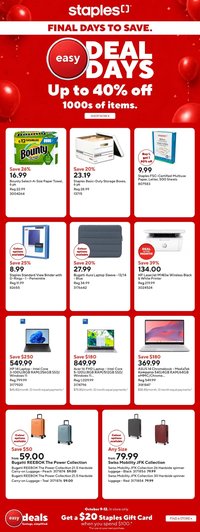 Staples weekly flyer / circulaire