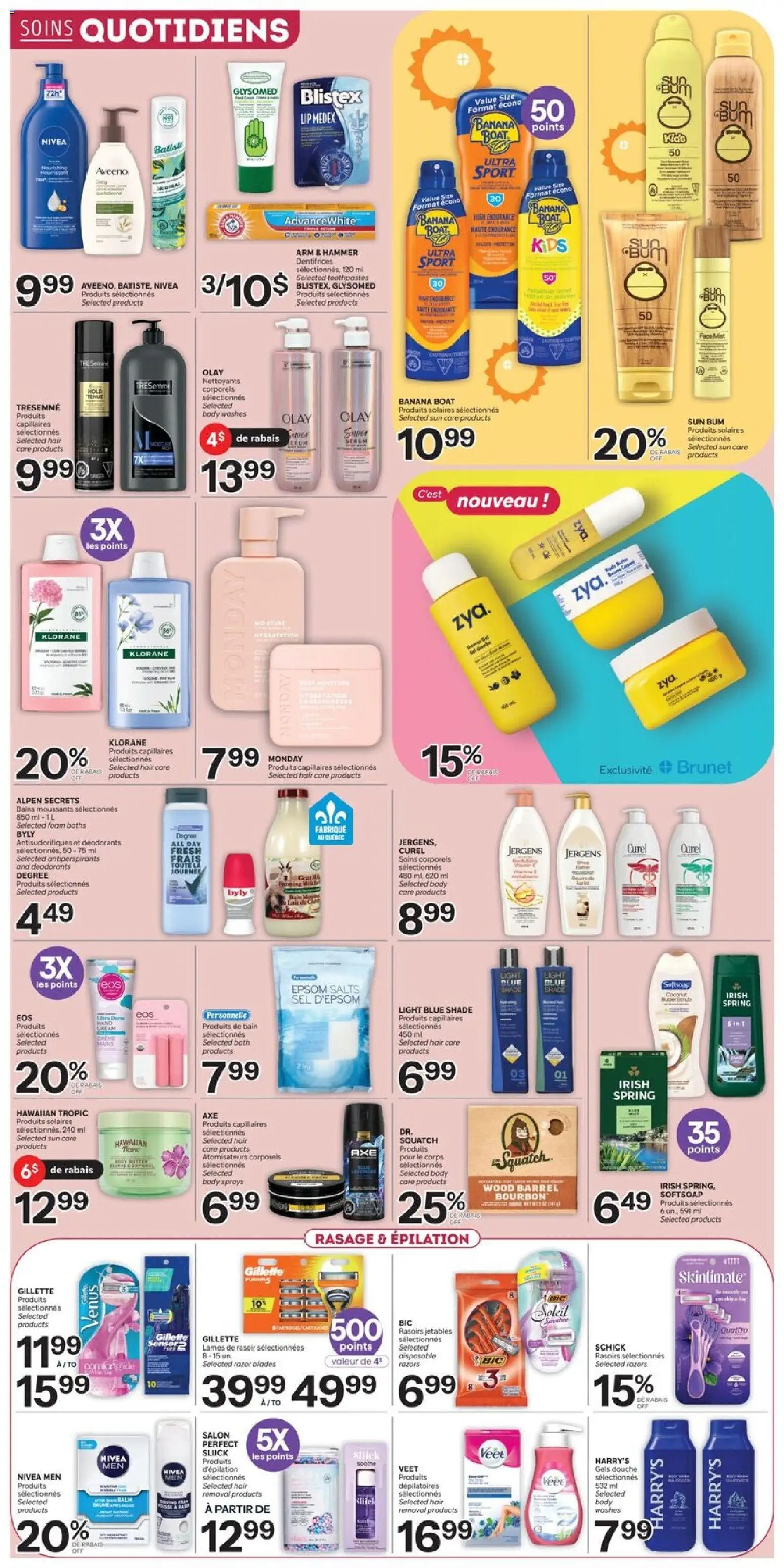Brunet weekly flyer / circulaire