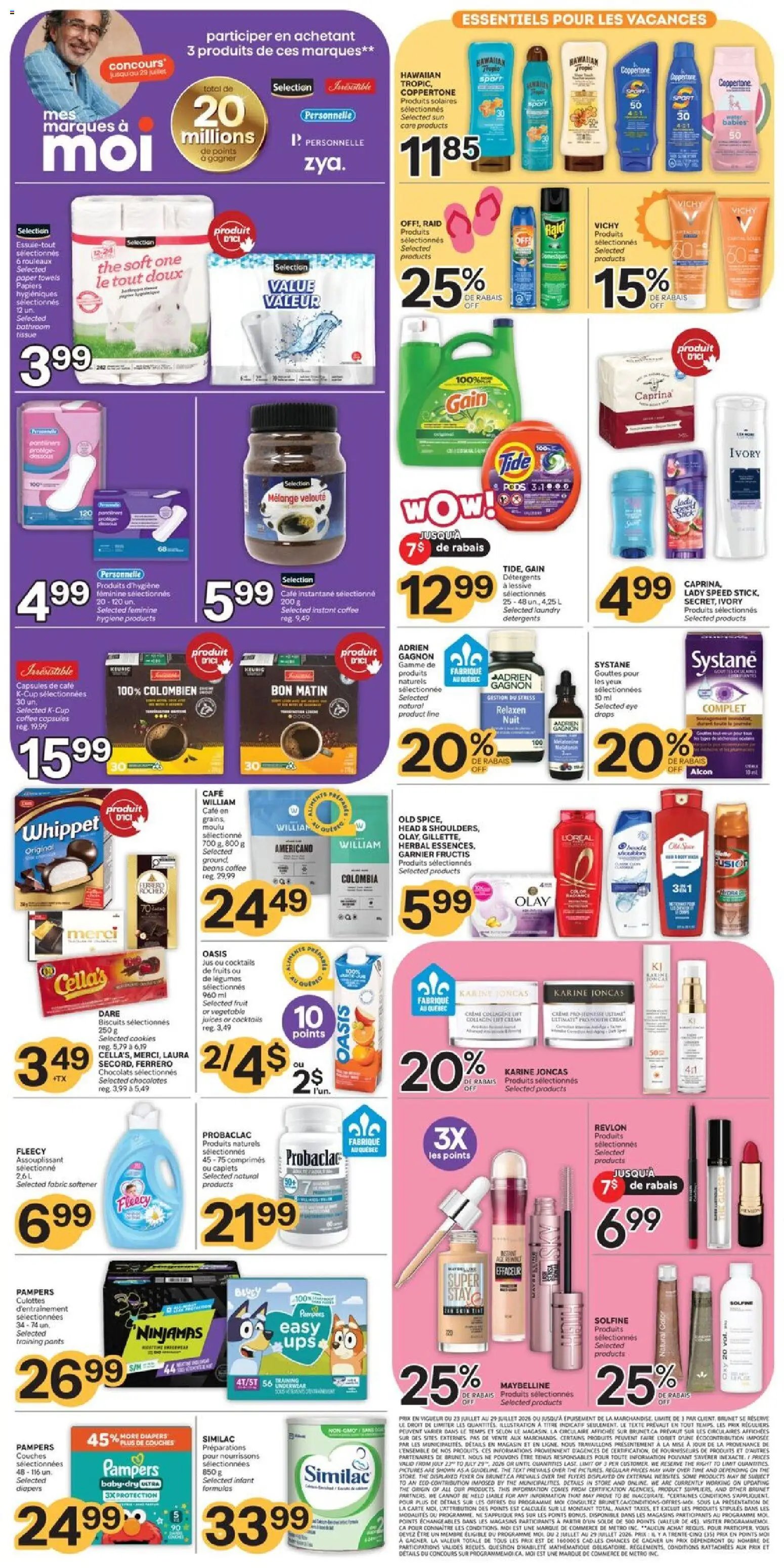 Brunet weekly flyer / circulaire