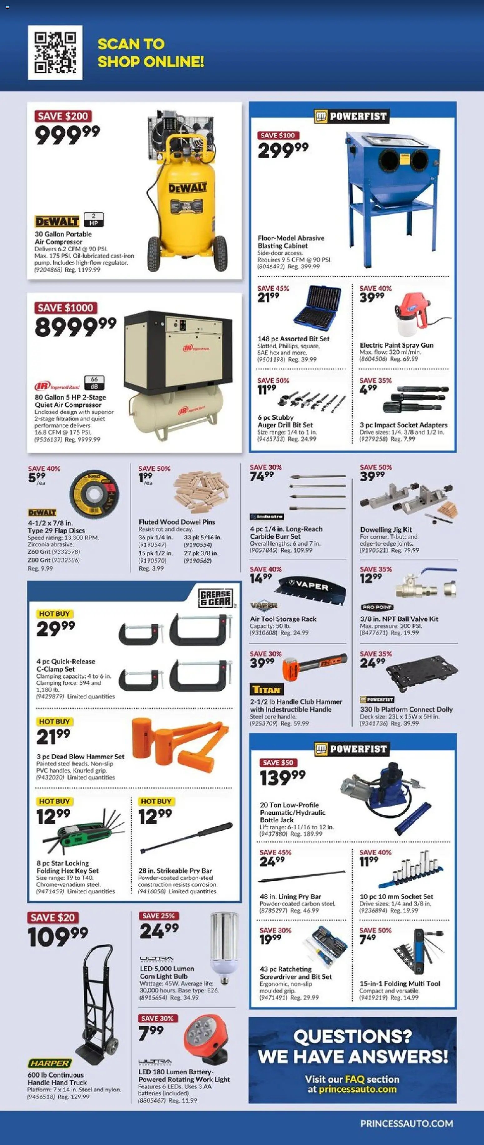 Princess Auto flyer